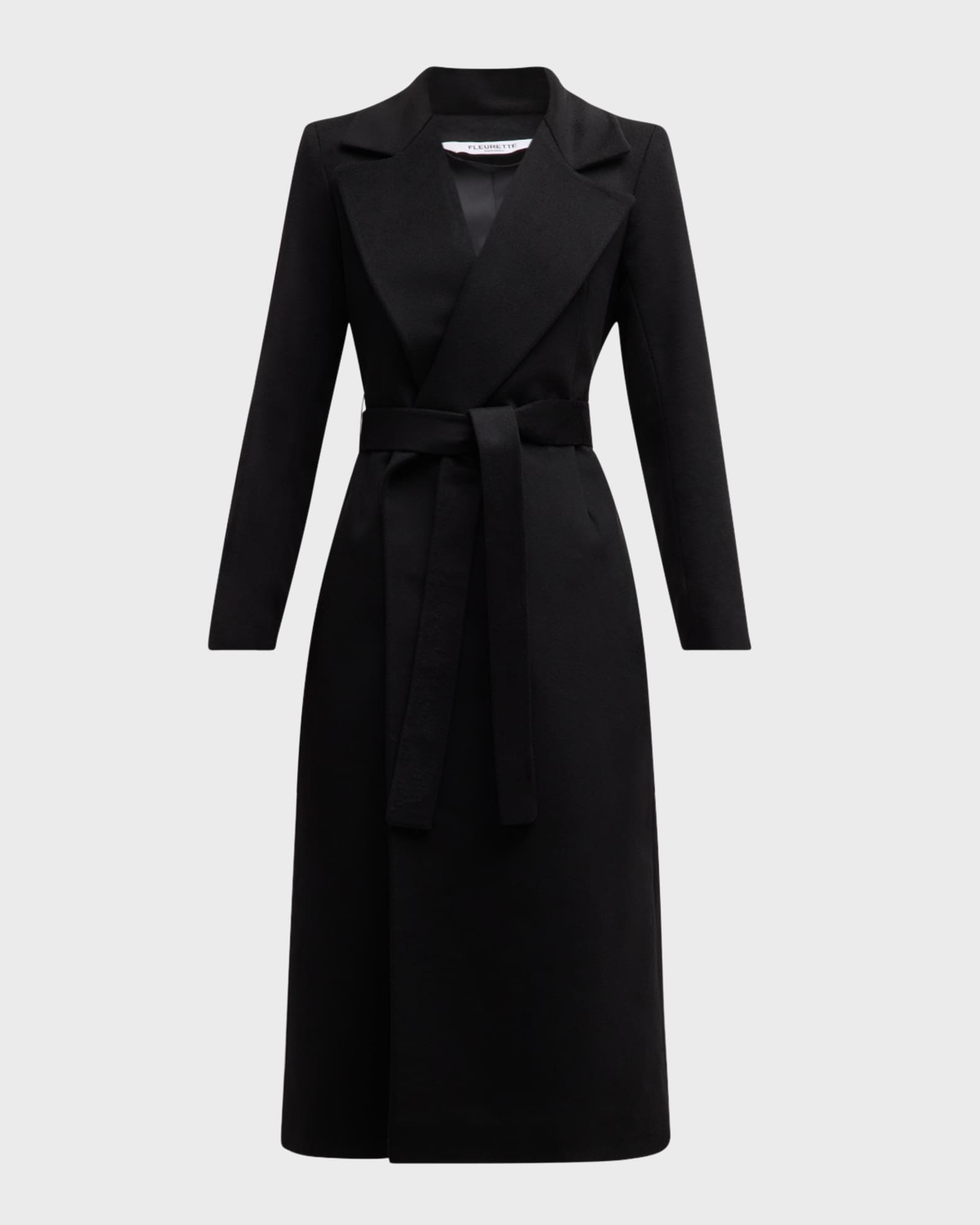 Jake Belted Wrap Maxi Cashmere Coat