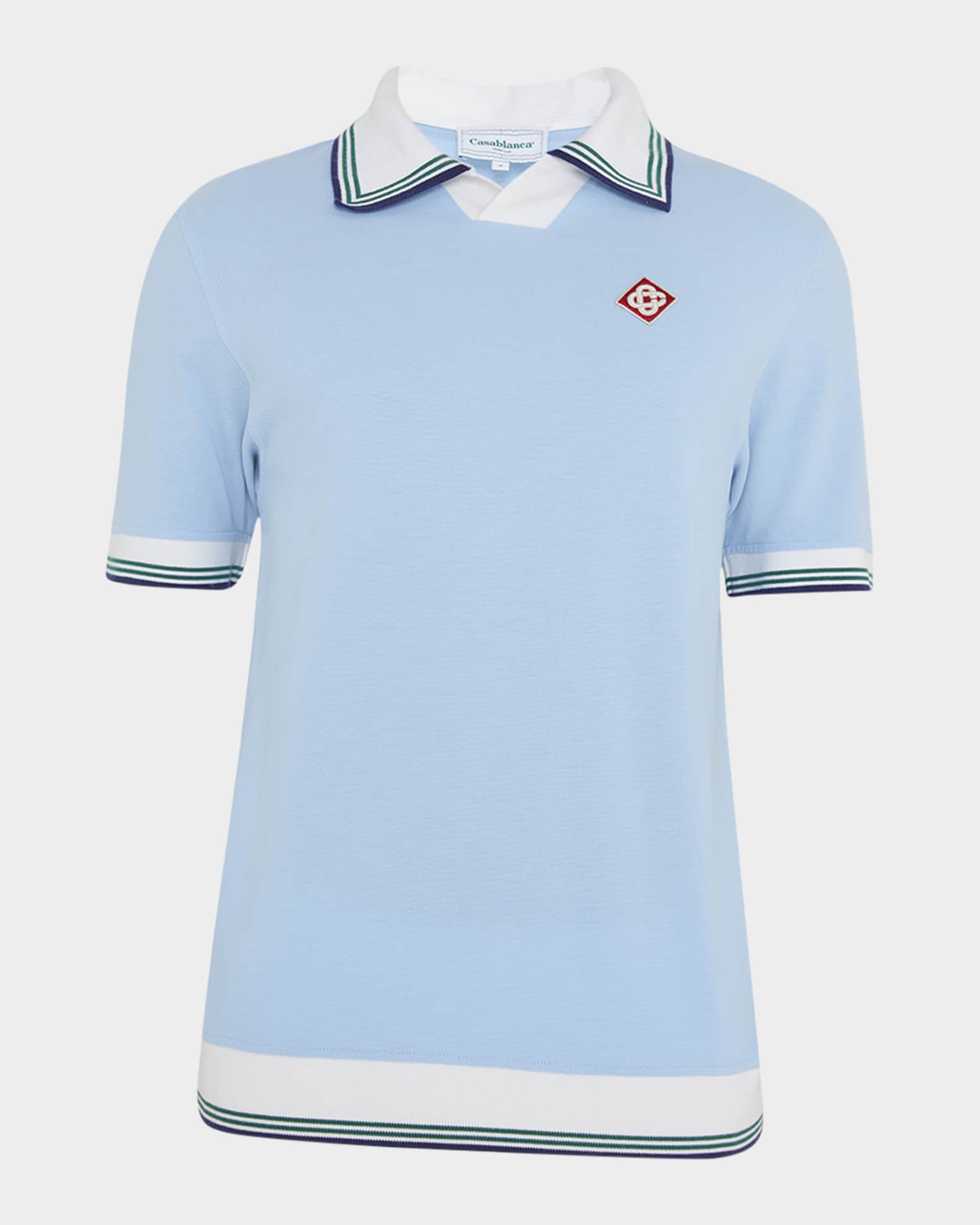 Tシャツ・カットソー Casablanca White piquet polo shirt Pique Polo Shirt | Casablanca Paris