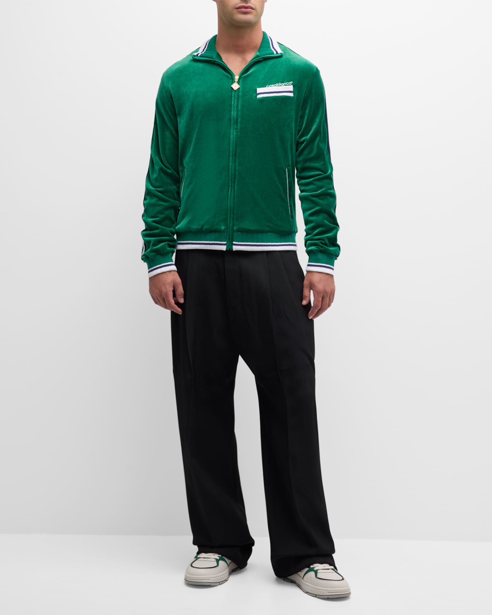 Men s Velour Track Jacket