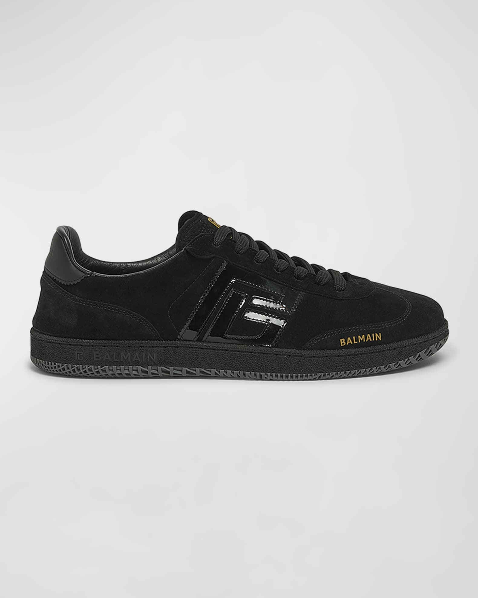 Men's Swan Mixed Leather Sneakers 0