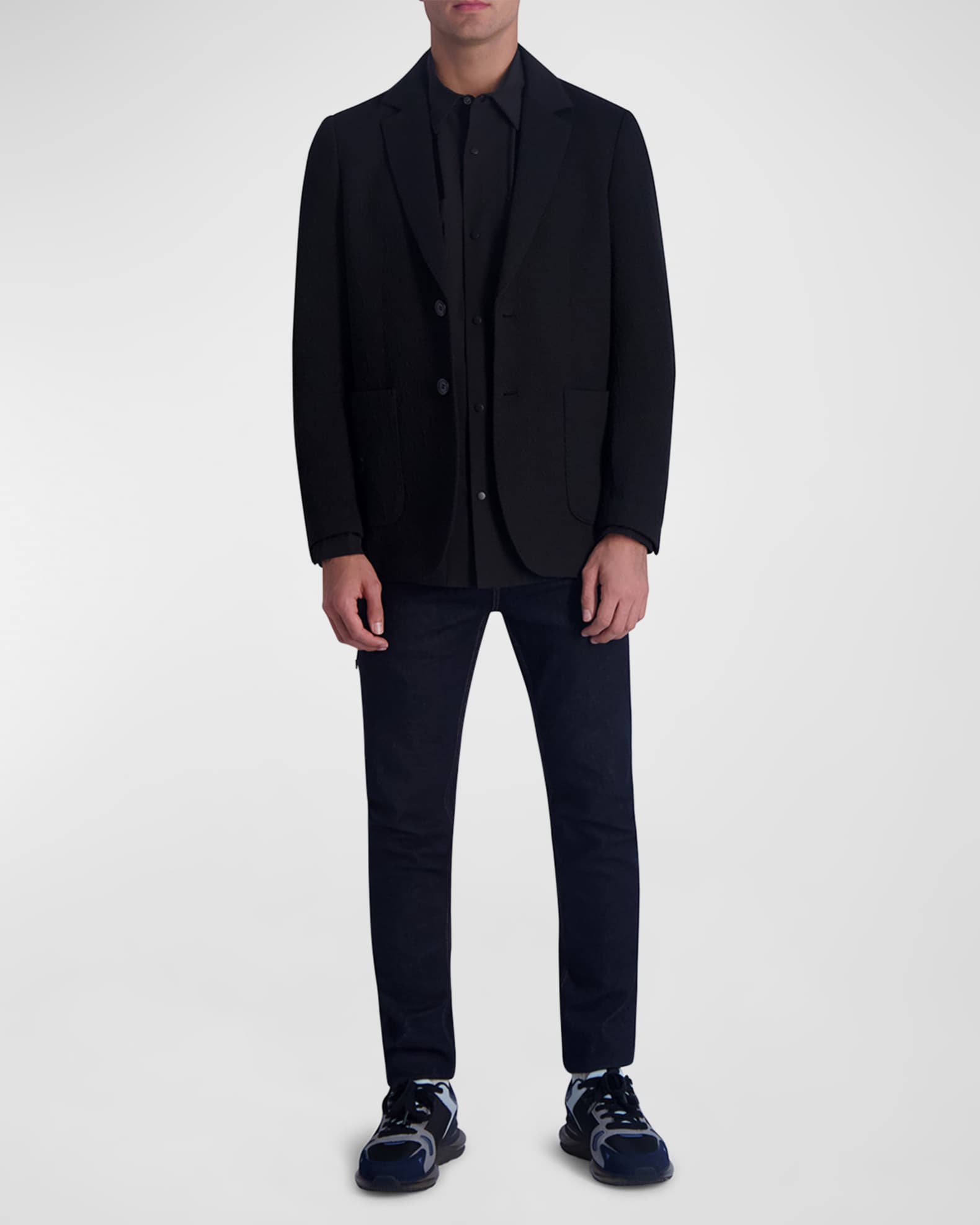 Men's Monogram Jacquard Blazer 1