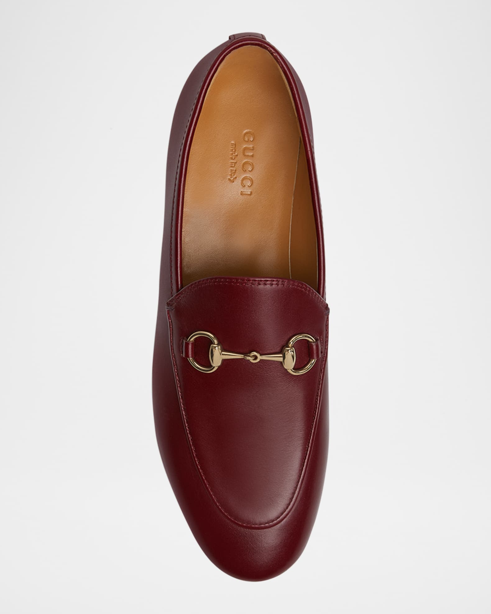 Gucci Jordaan Leather Horsebit Loafers | Neiman Marcus