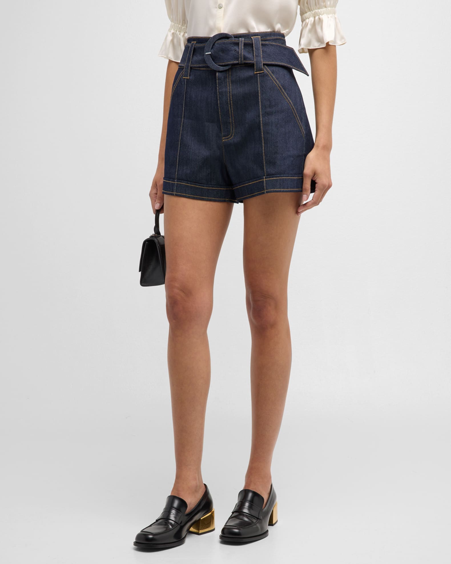 Aldi Belted Denim Shorts 1
