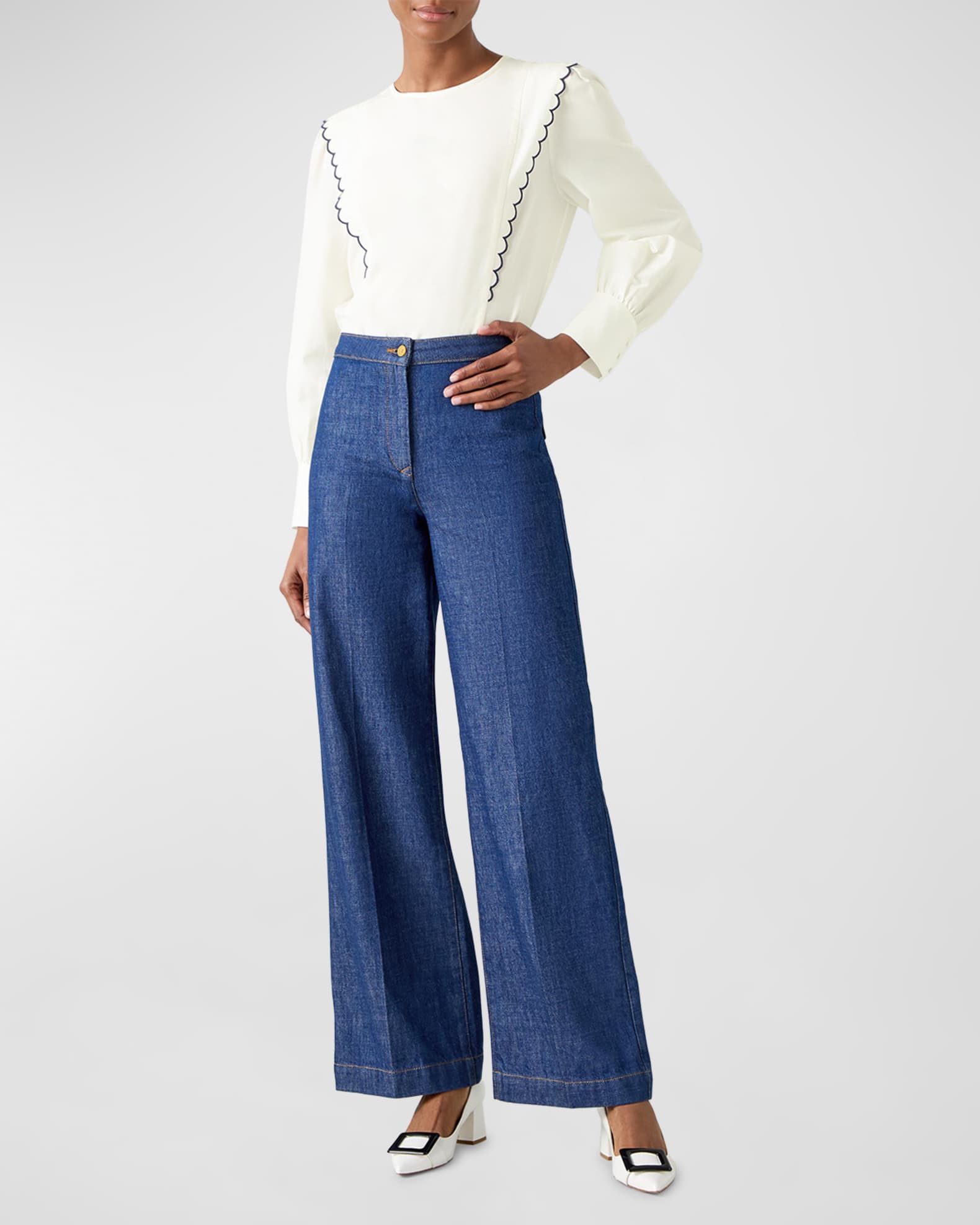 lk bennett silk blouse