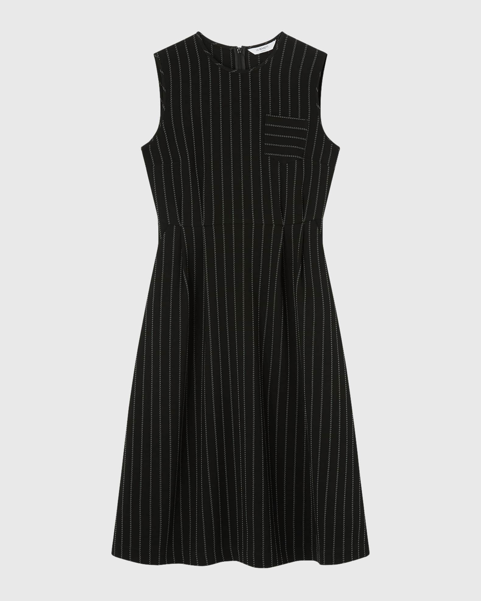 LK Bennett Ellis Sleeveless Striped Midi Dress