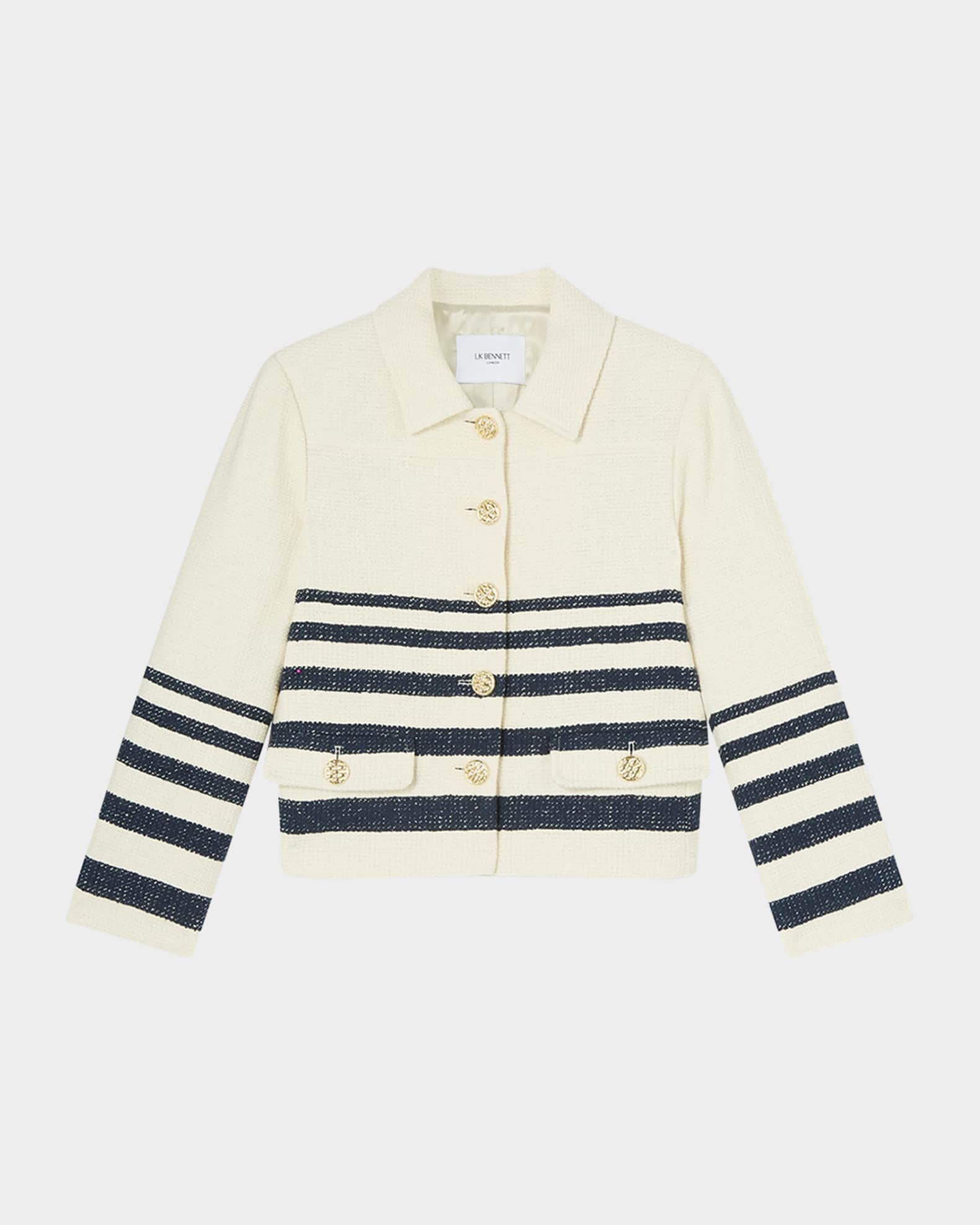 Lk bennett tweed jacket online