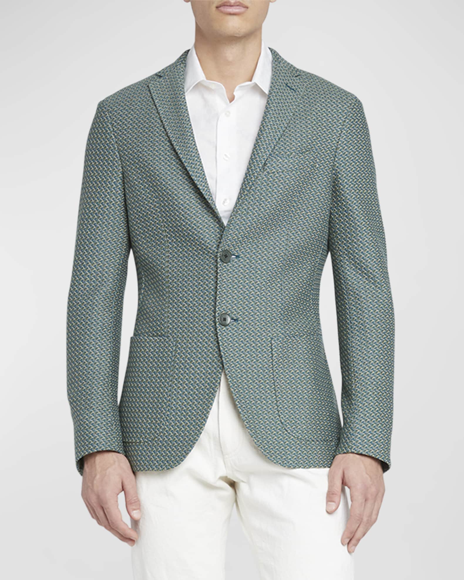 Men's Camo Knit Jacket 1