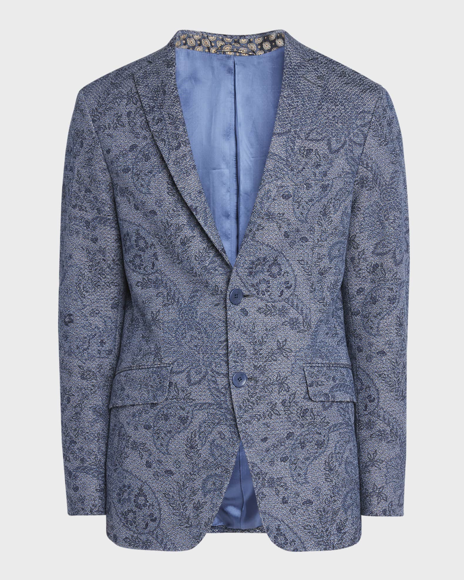 Etro Men s Paisley Print Suit Jacket