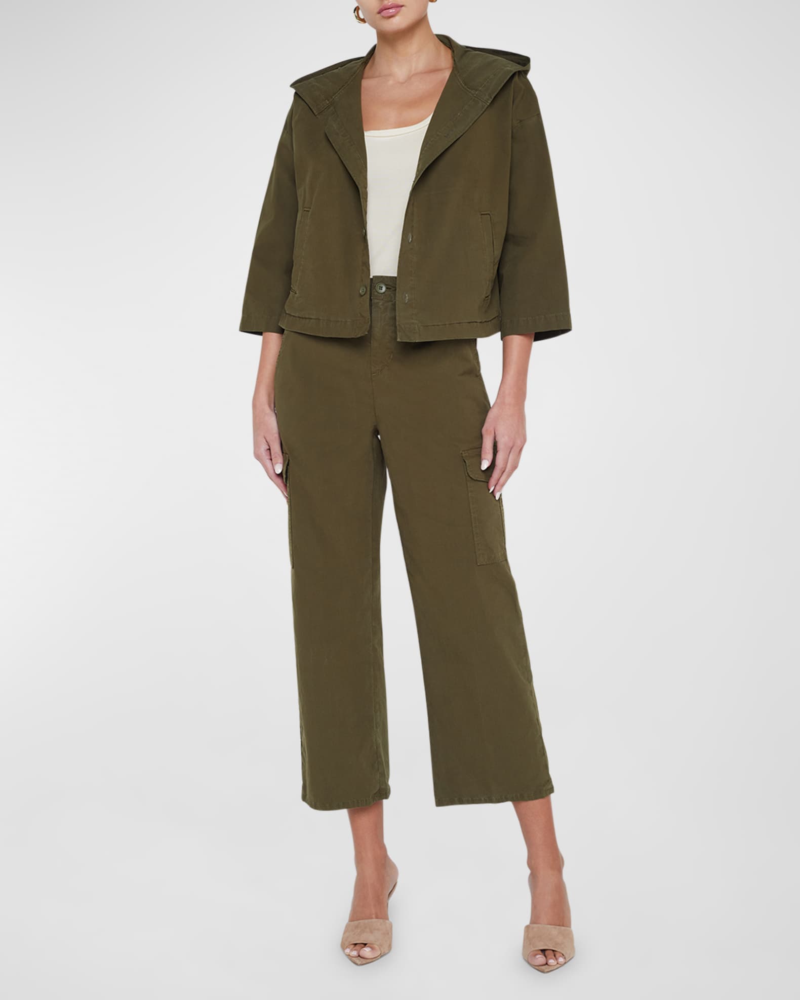 Designer swing coats top