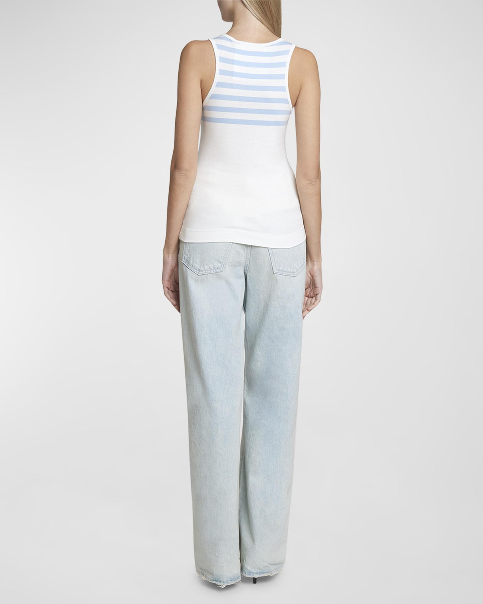 Givenchy Striped Rib Tank Top | Neiman Marcus