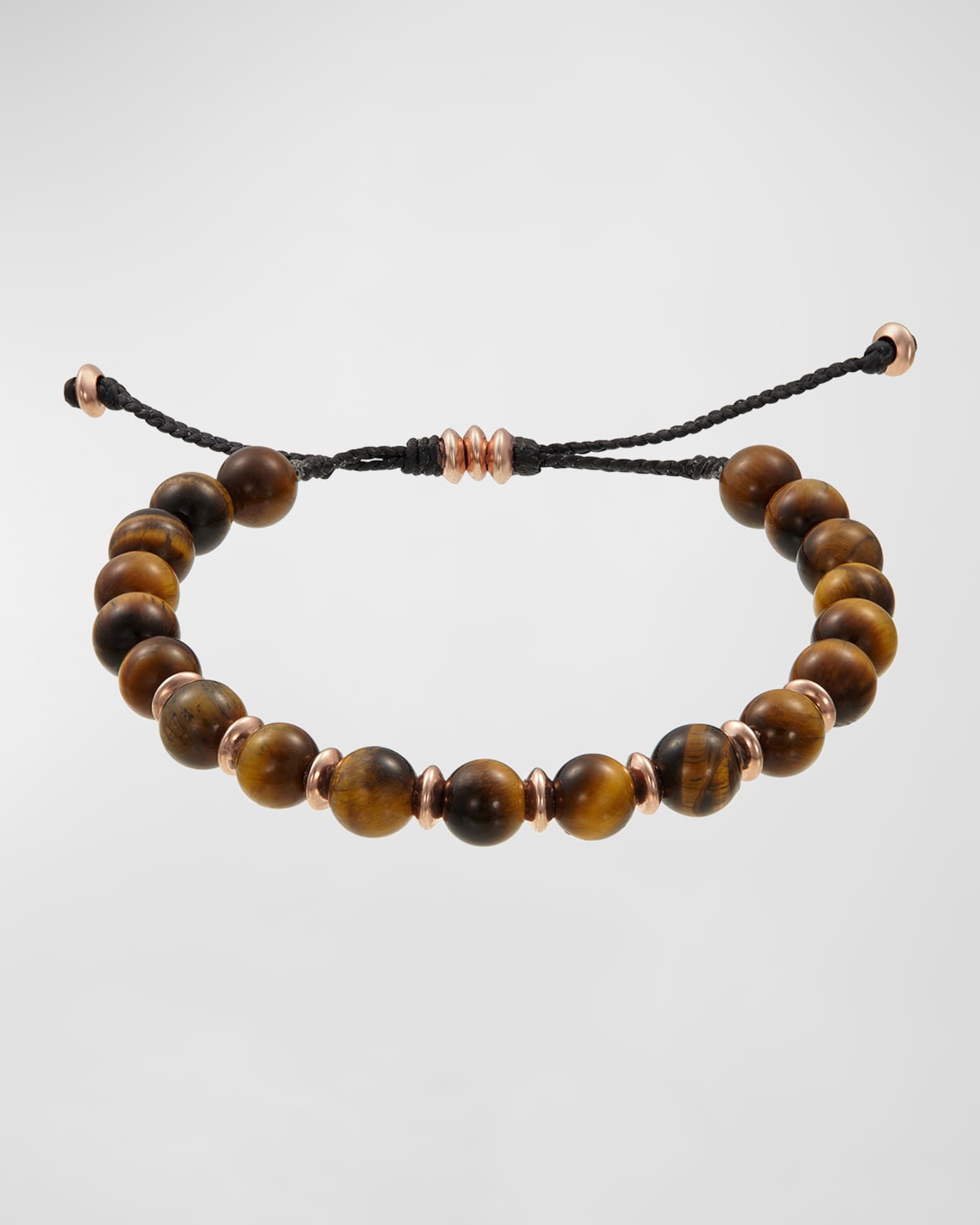 Men's Tiger's Eye Beaded Bracelet 0