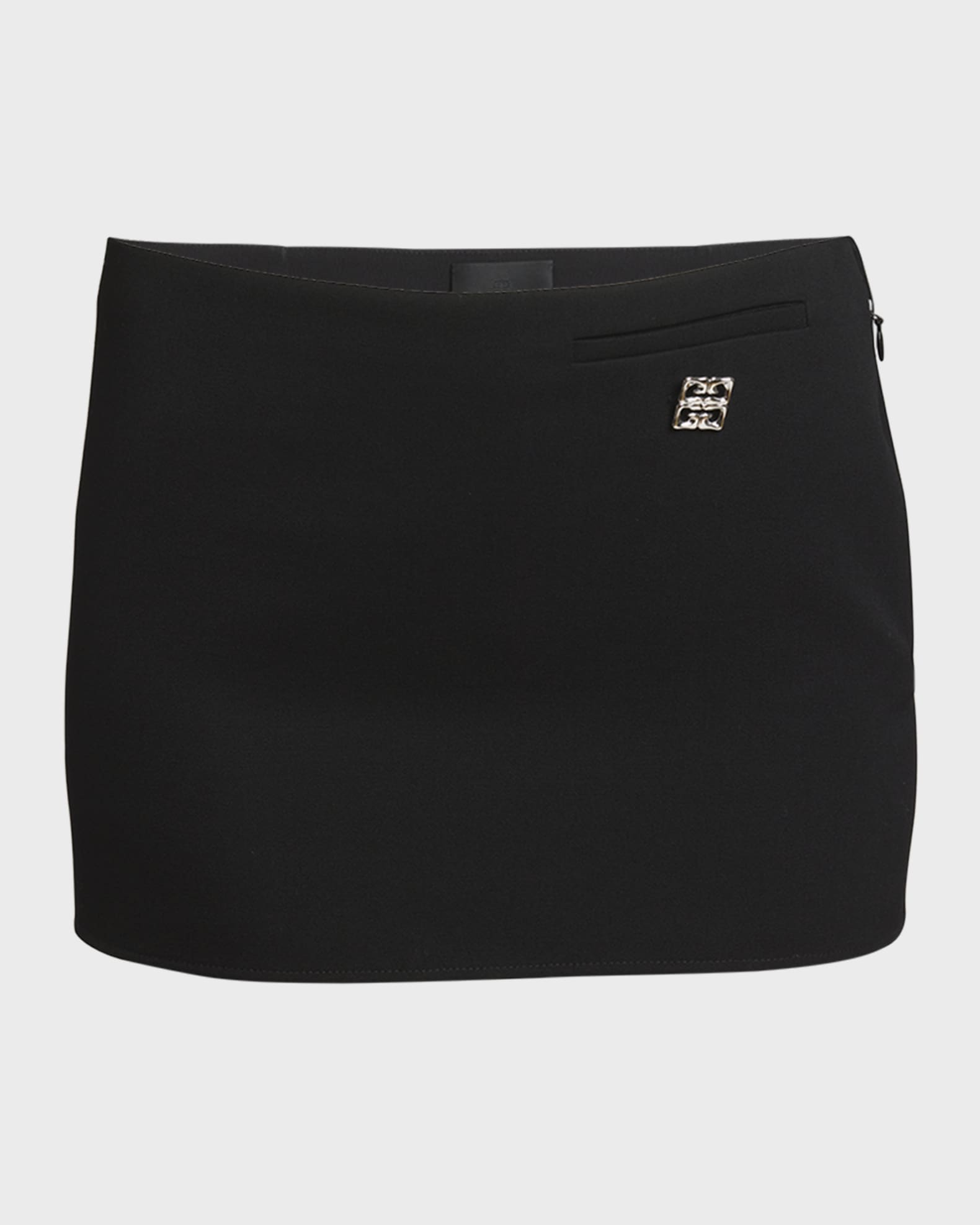 Givenchy Liquid 4G Crepe Mini Skirt | Neiman Marcus