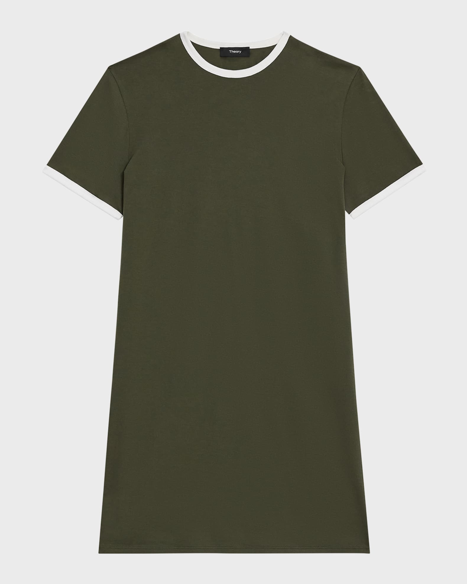 Apex Organic Cotton Ringer Tee Mini Dress