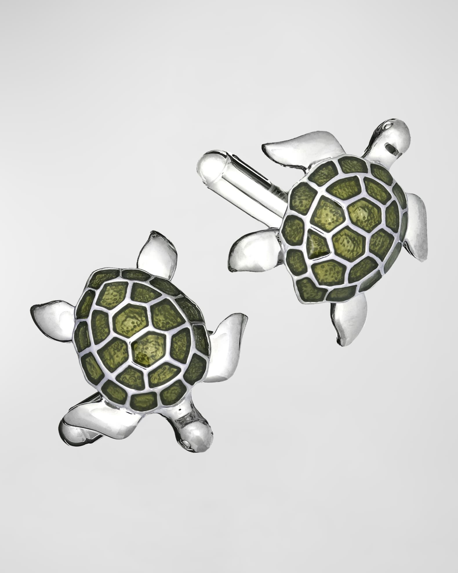 Simon Carter Darwin Turtle Cufflink