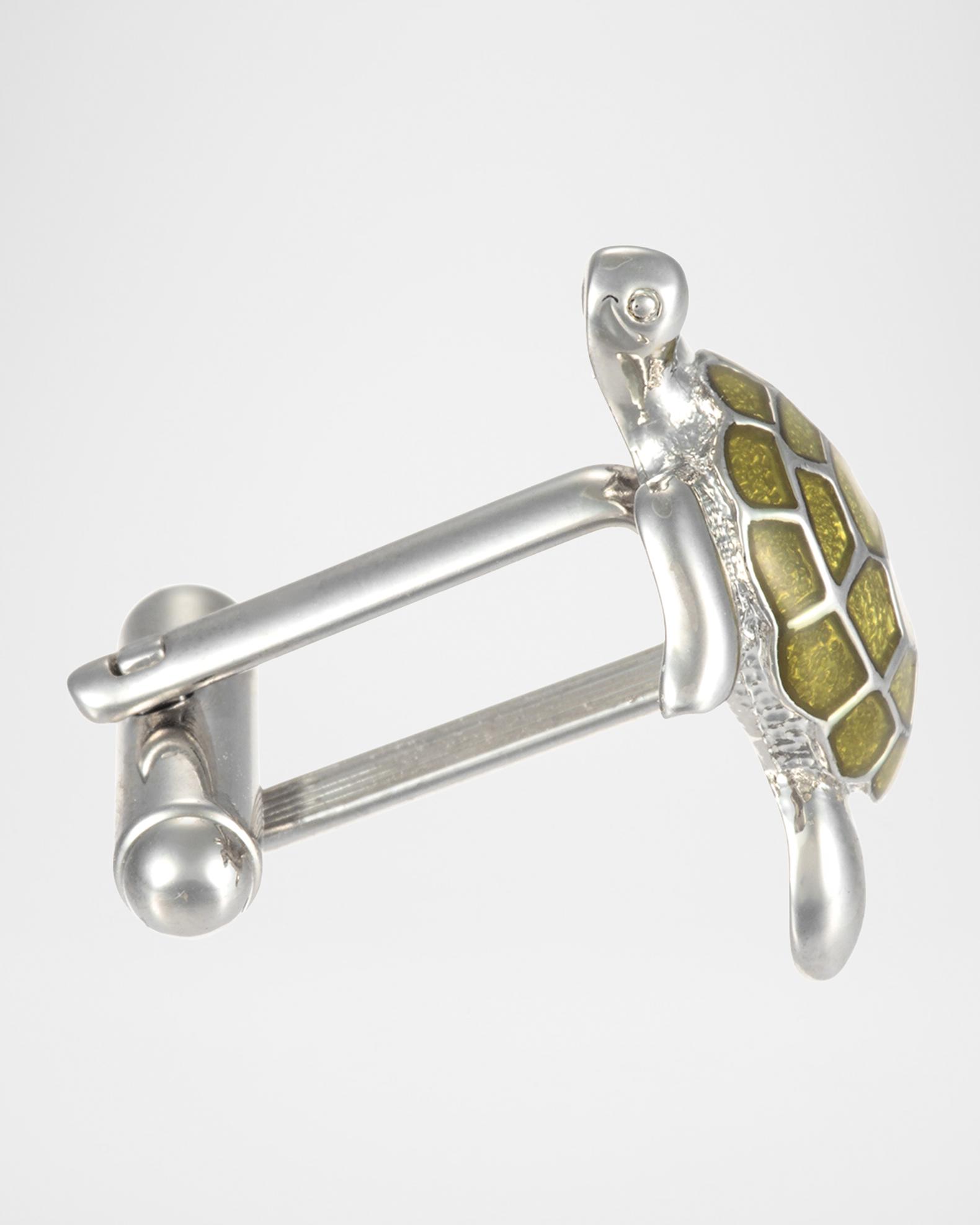 Link Up Men's Green Sea Turtle Cufflinks | Neiman Marcus