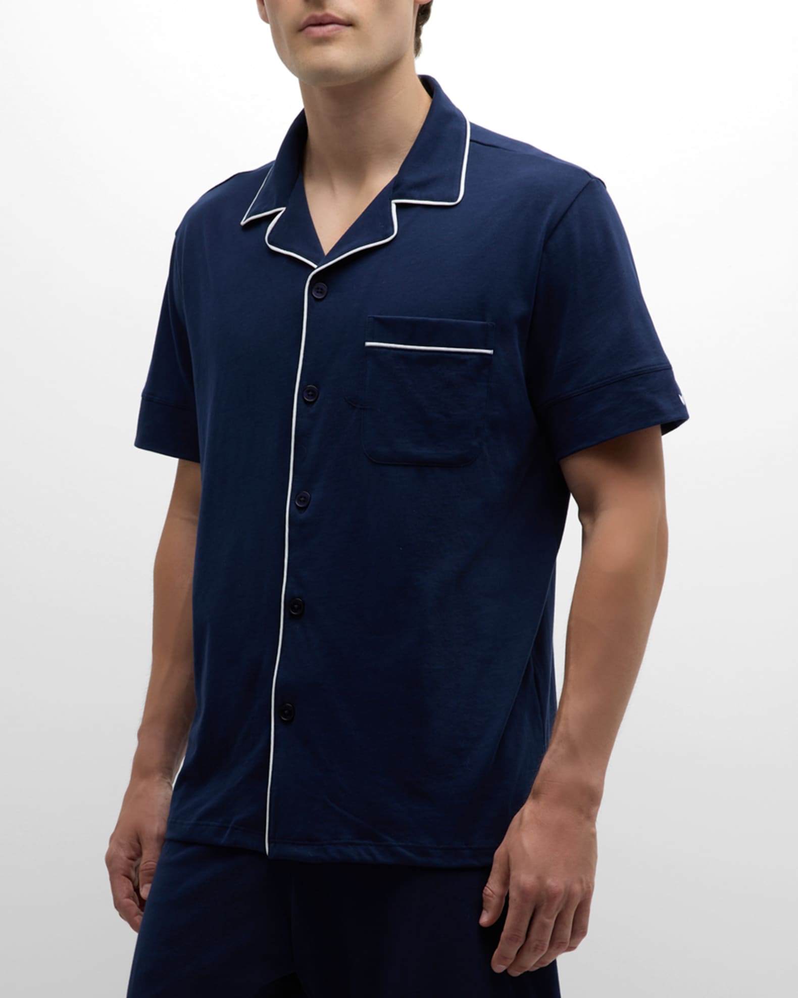 Men's Pima Cotton Short Pajama Set 1