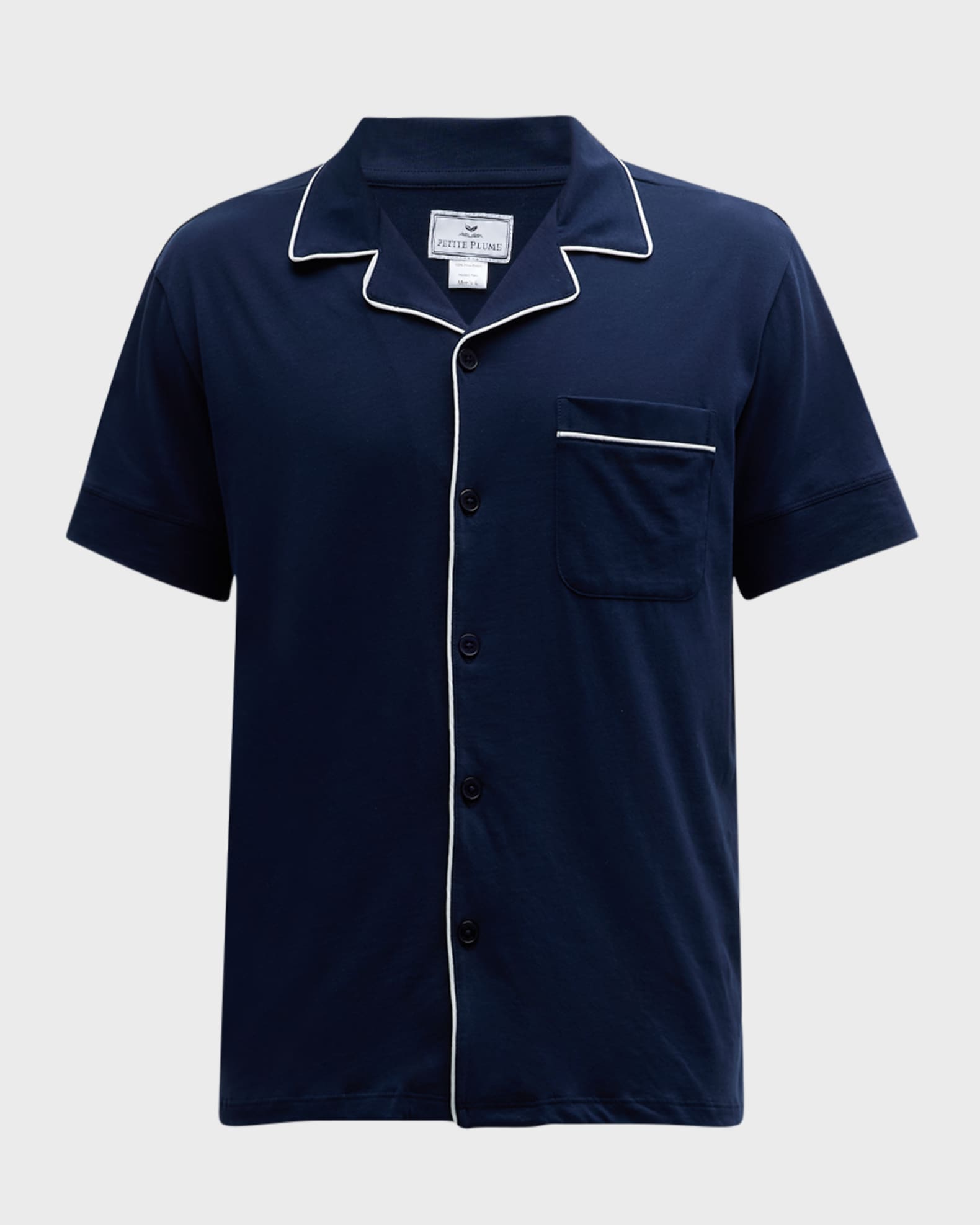 Men's Pima Cotton Short Pajama Set 0