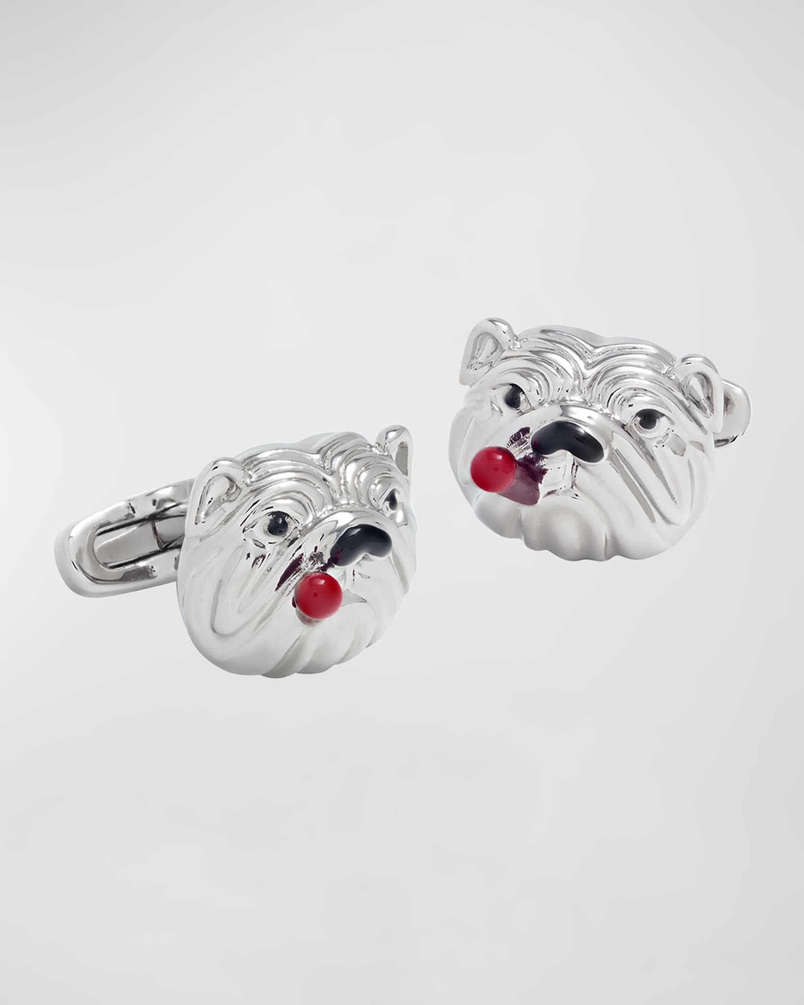 Men's Bulldog With Cigar Cufflinks 0