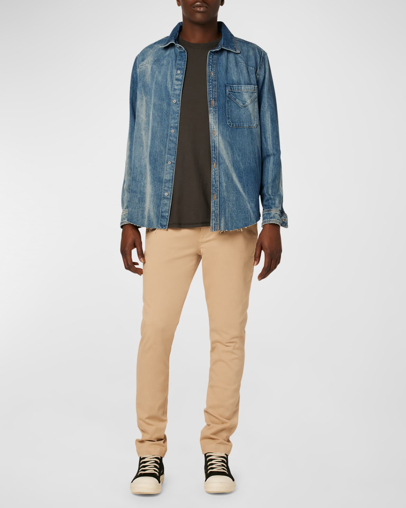 Hudson Men's Classic Slim-Straight Chino Pants | Neiman Marcus