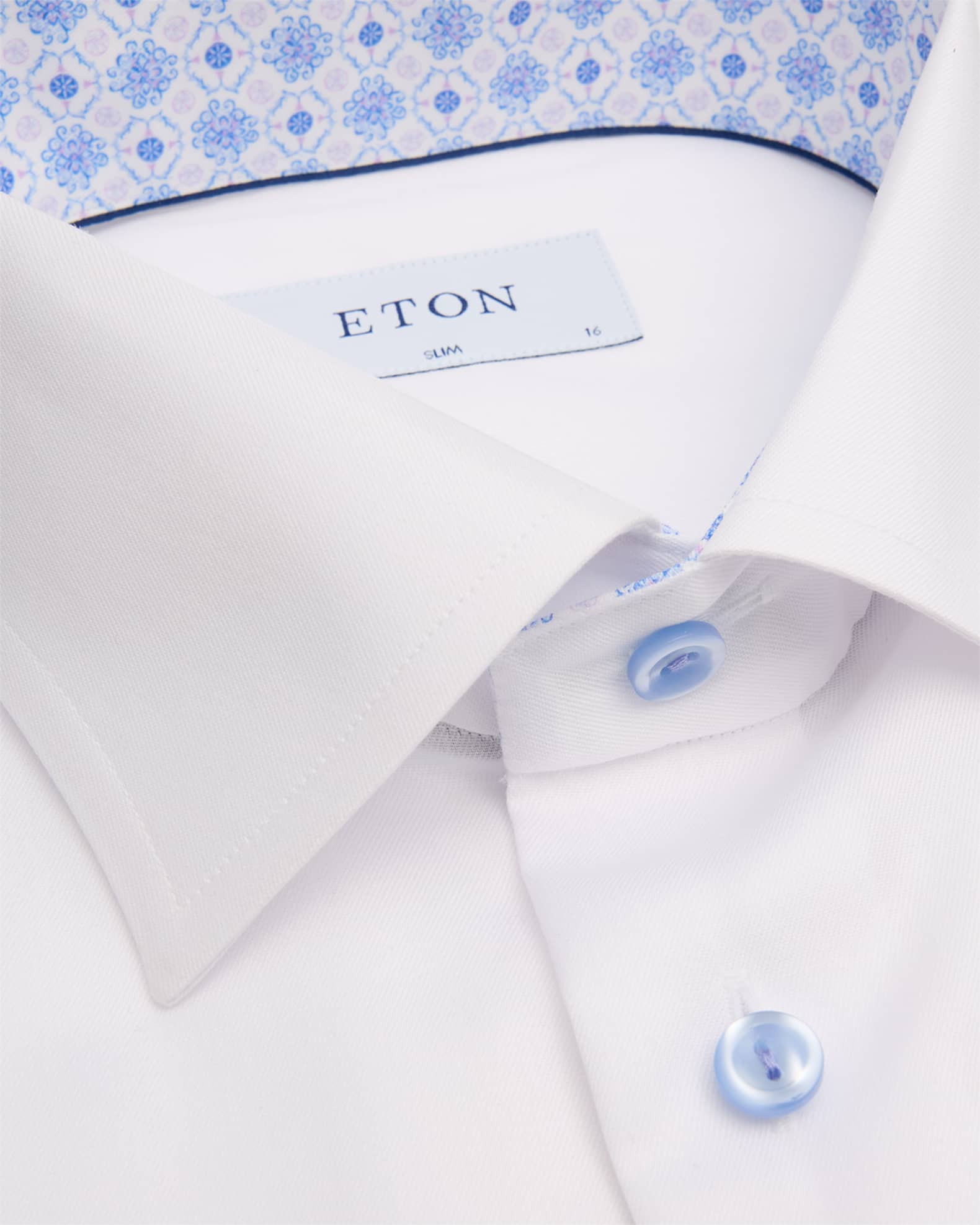Men's Organic Cotton Signature Twill Slim-Fit Dress Shirt 1
