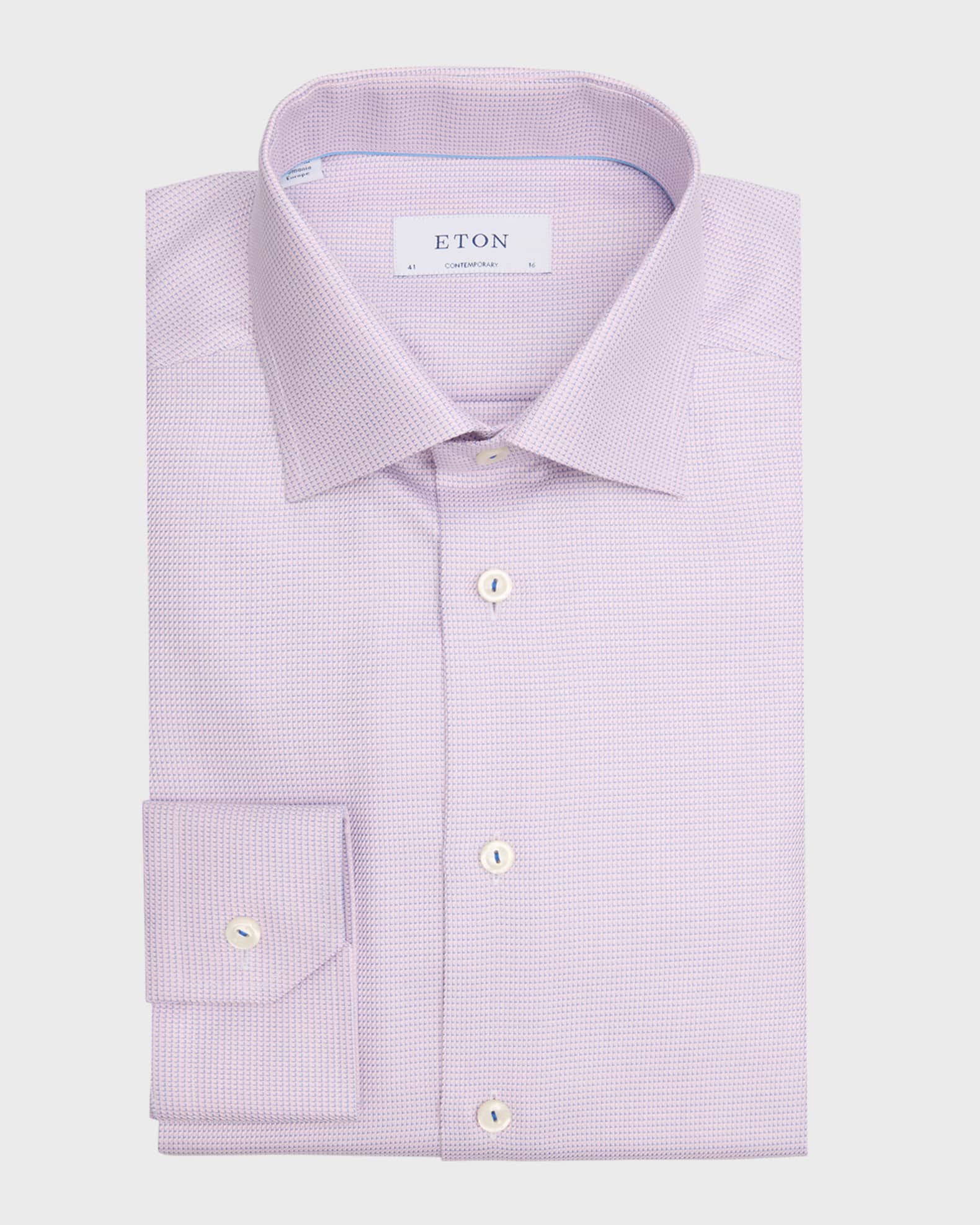 Men's Signature Twill Contemporary-Fit Dress Shirt 0