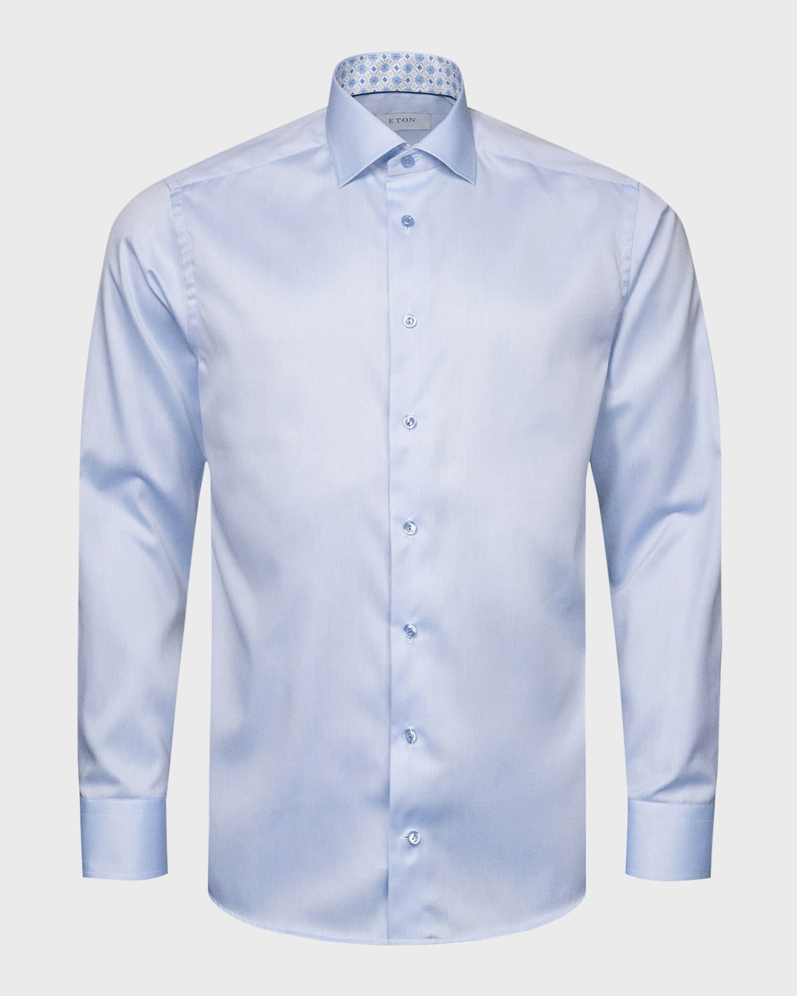 Men's Signature Twill Contemporary-Fit Dress Shirt 0
