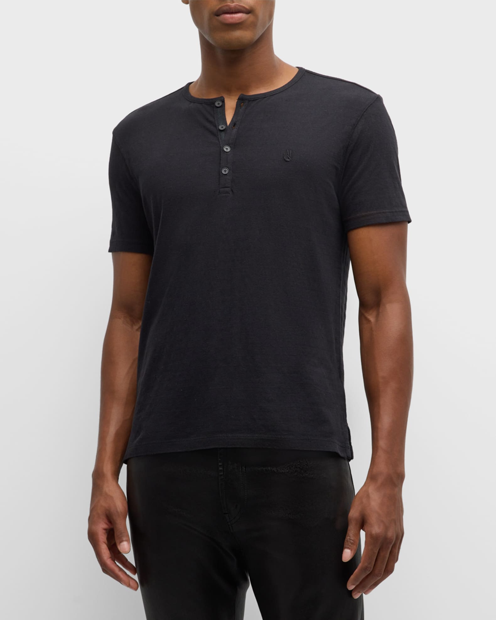 Men's Jordan Jacquard Henley Shirt Neiman Marcus