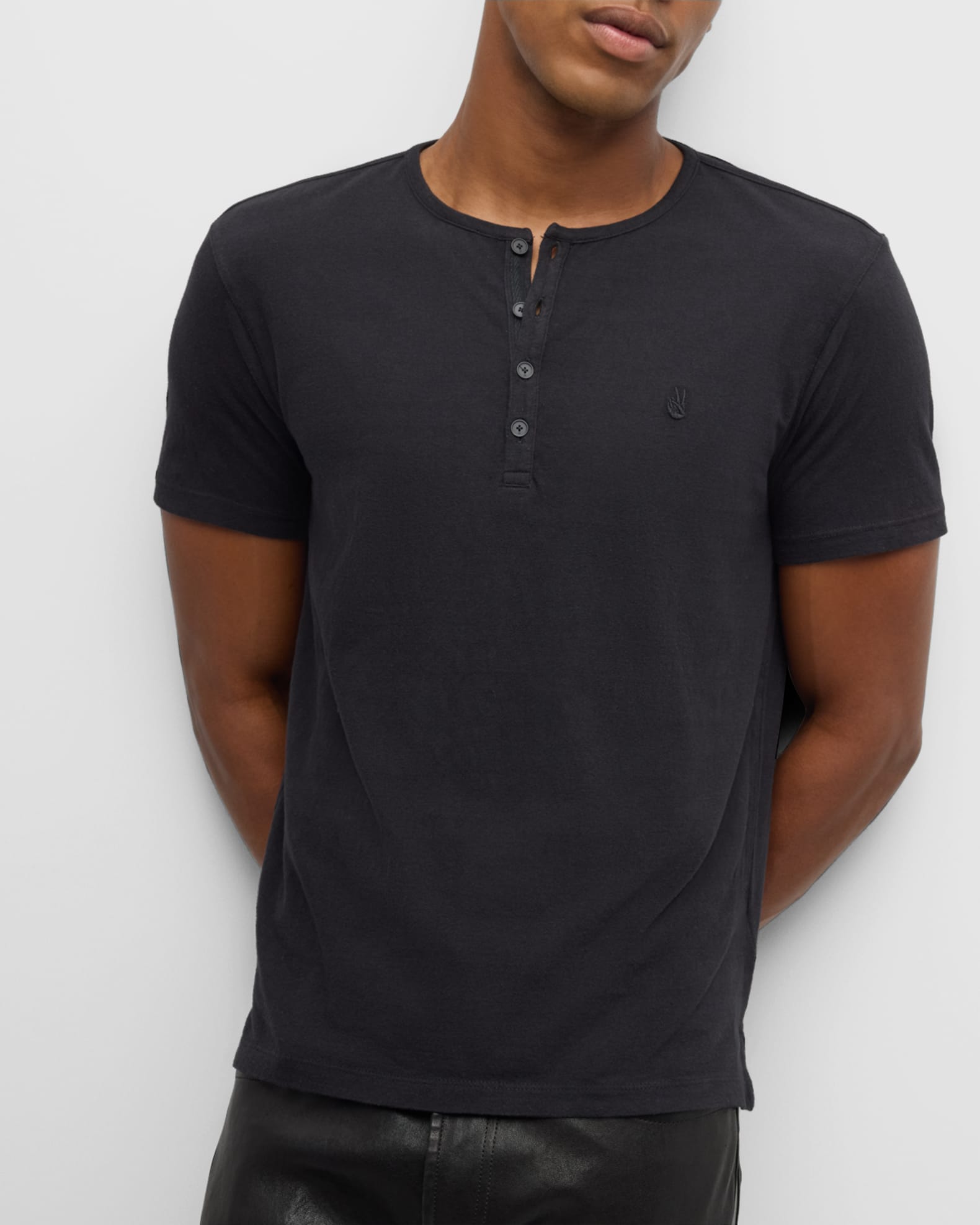 Men's Jordan Jacquard Henley Shirt Neiman Marcus