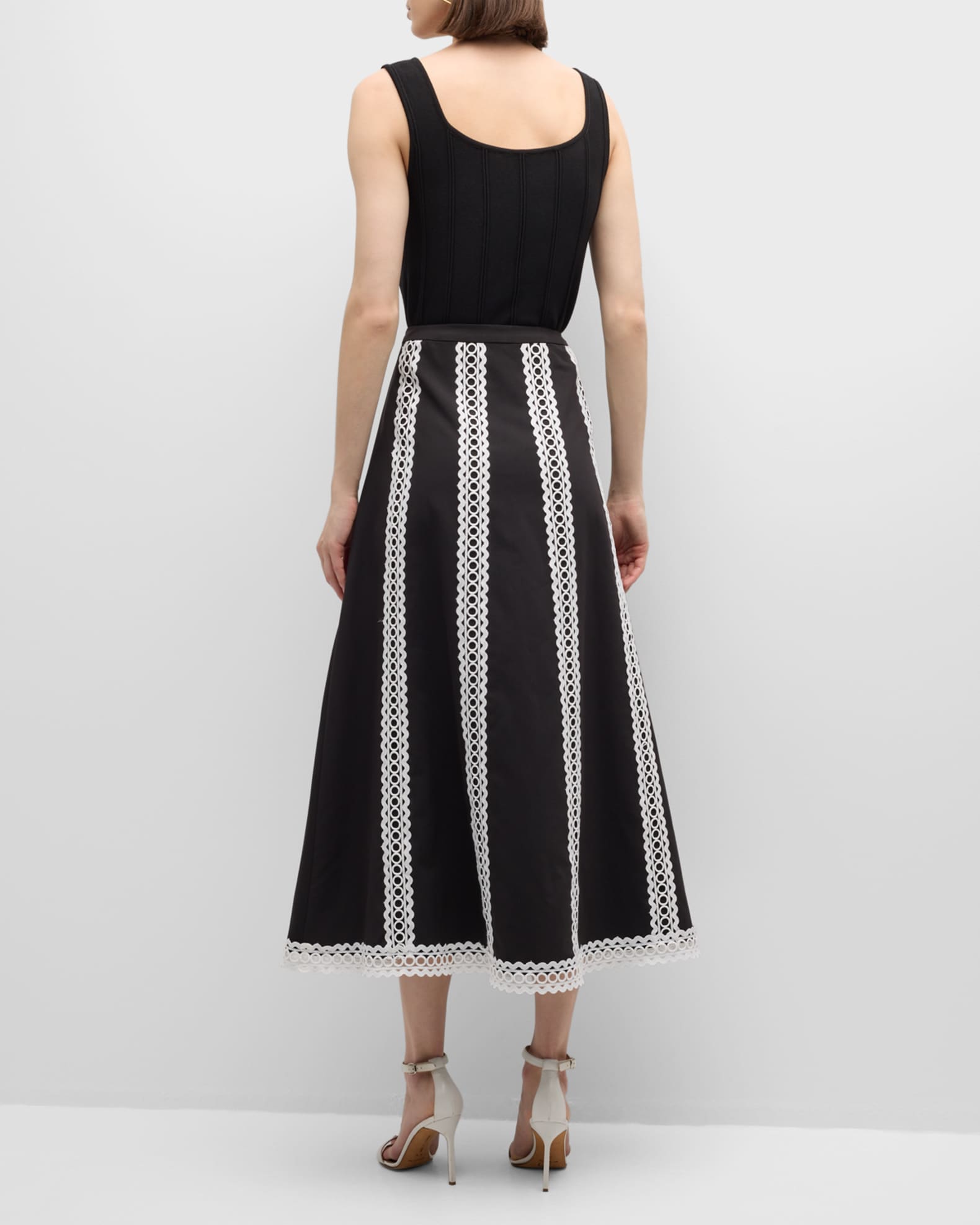 SWEET VISION WOVEN MIDI SKIRT main image 1