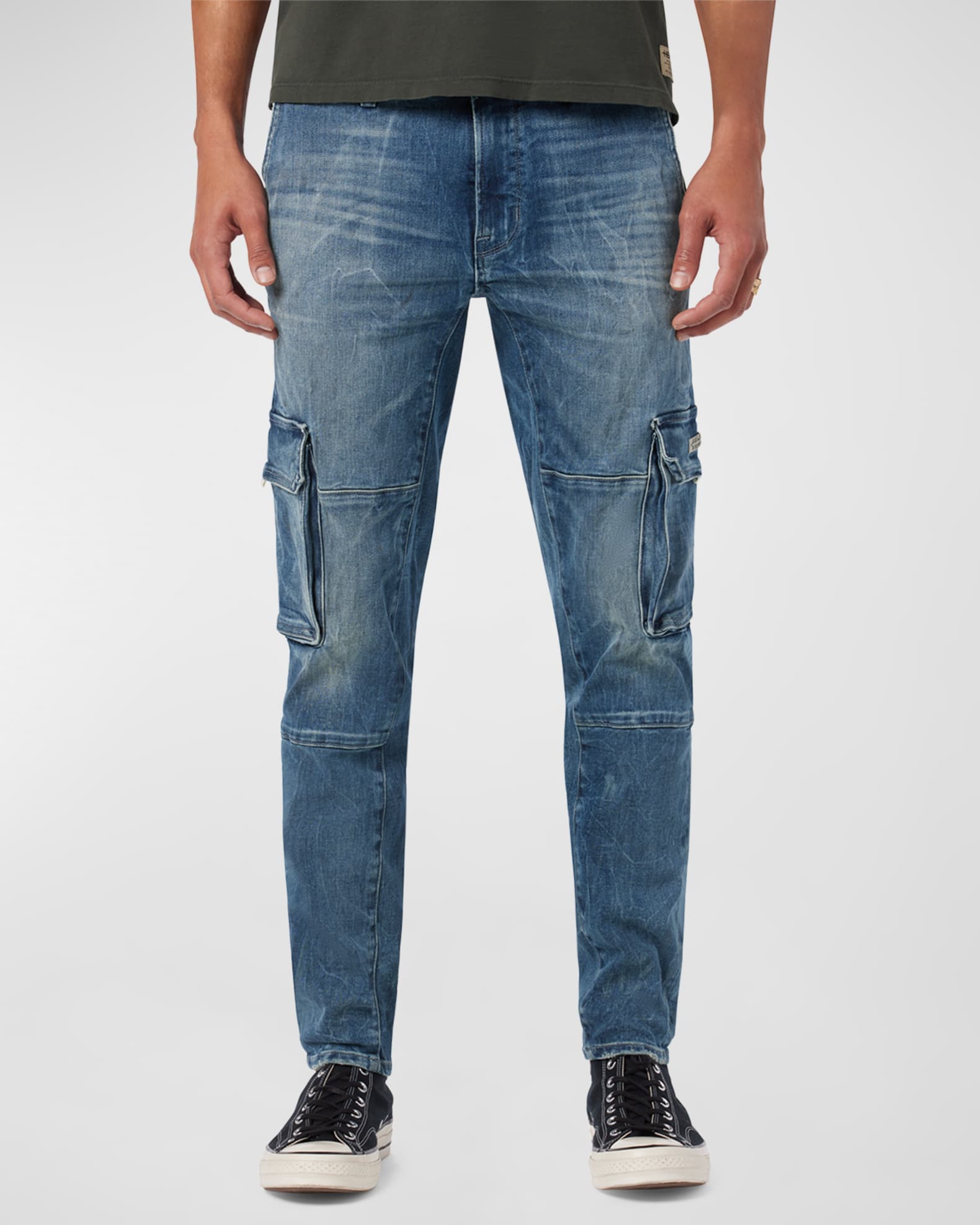 Cargo jeans mens skinny new arrivals