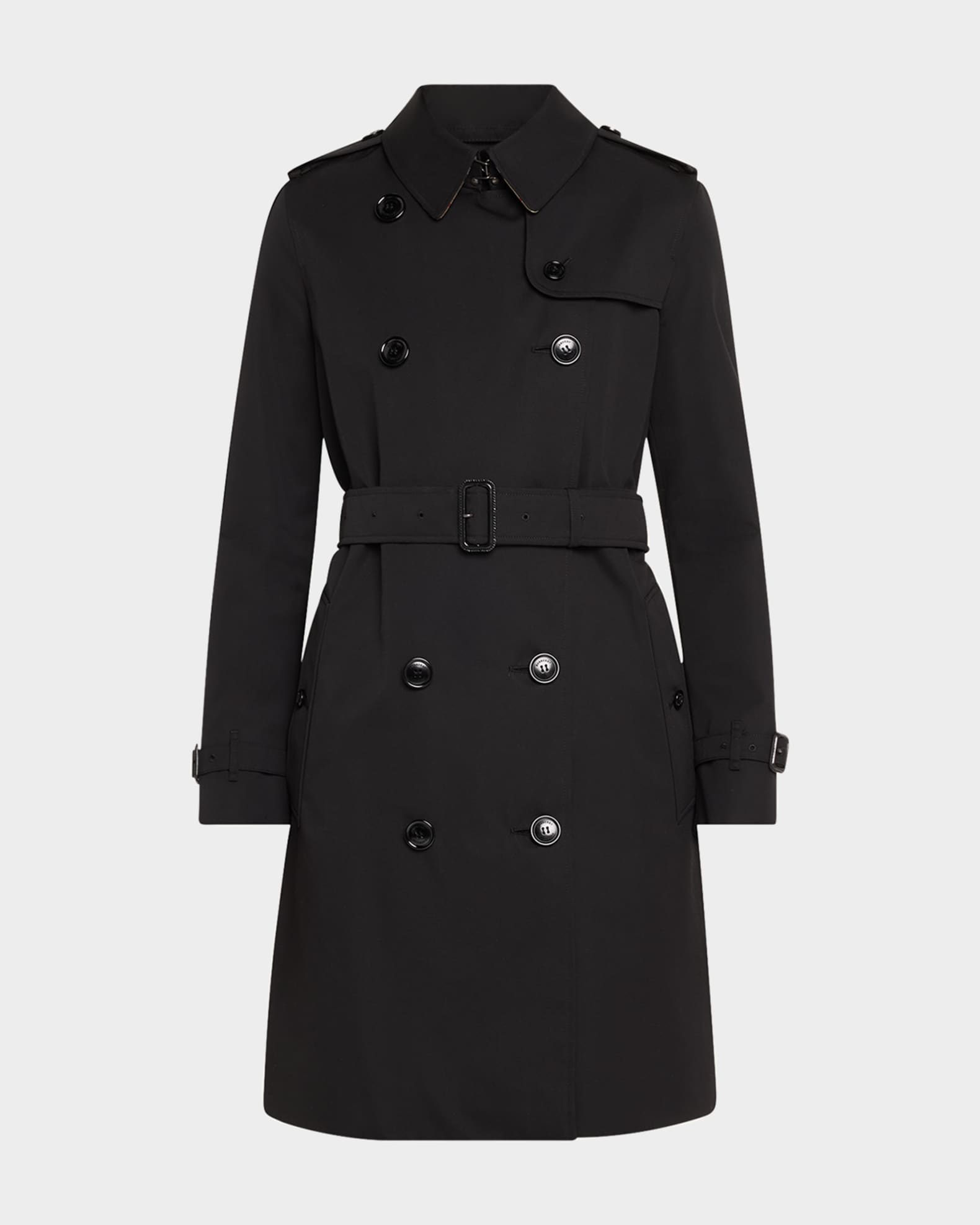Burberry Kensington Belted Trench Coat | Neiman Marcus