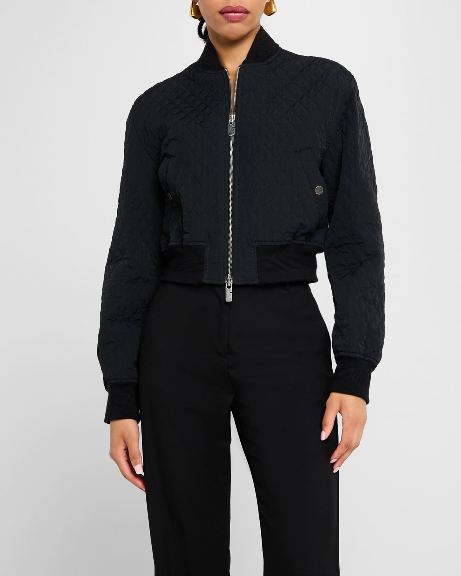 Nylon Bomber Jacket