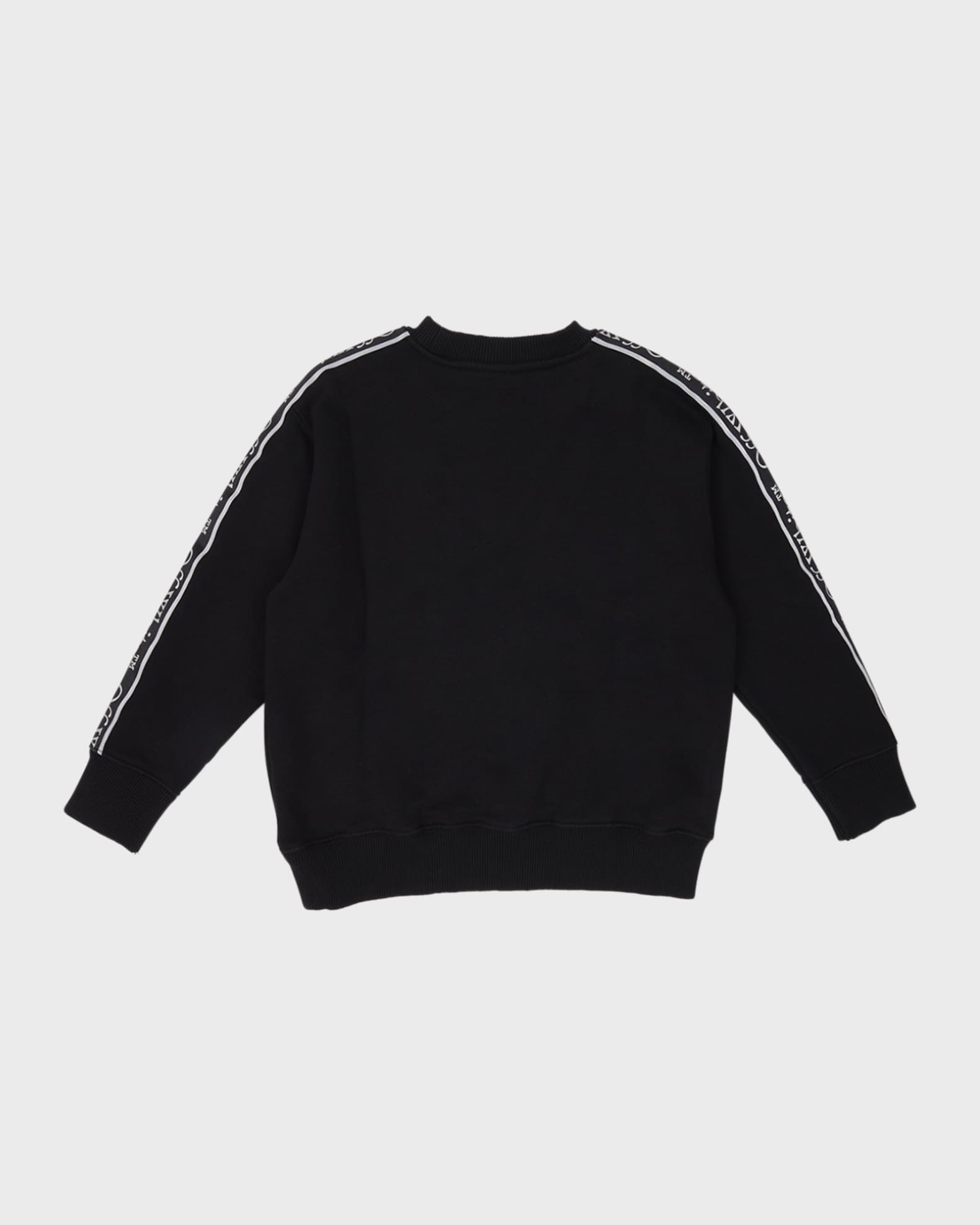 Logo tape crewneck sweatshirt top
