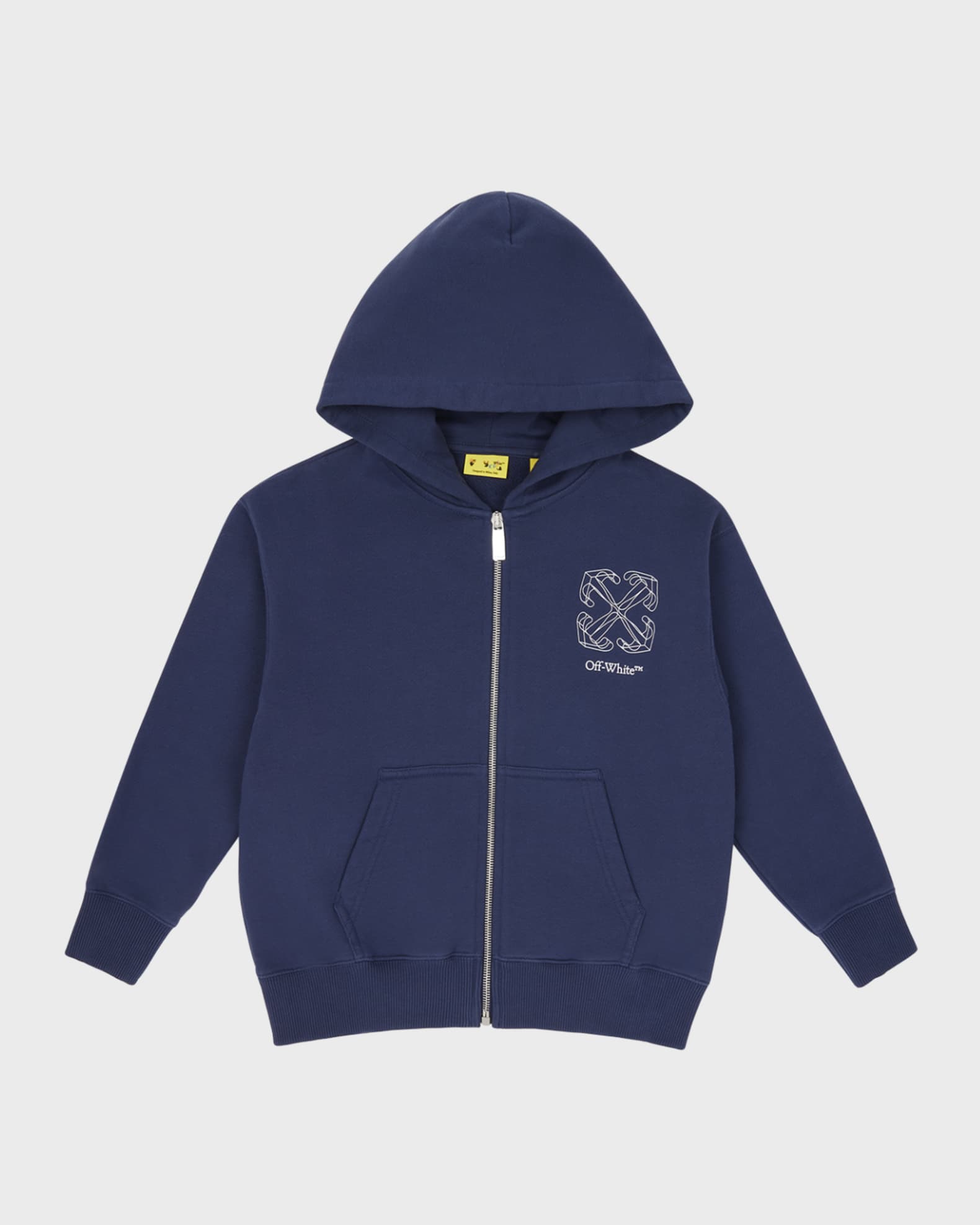 Boy's 3D Arrow Logo-Print Hoodie | Neiman Marcus