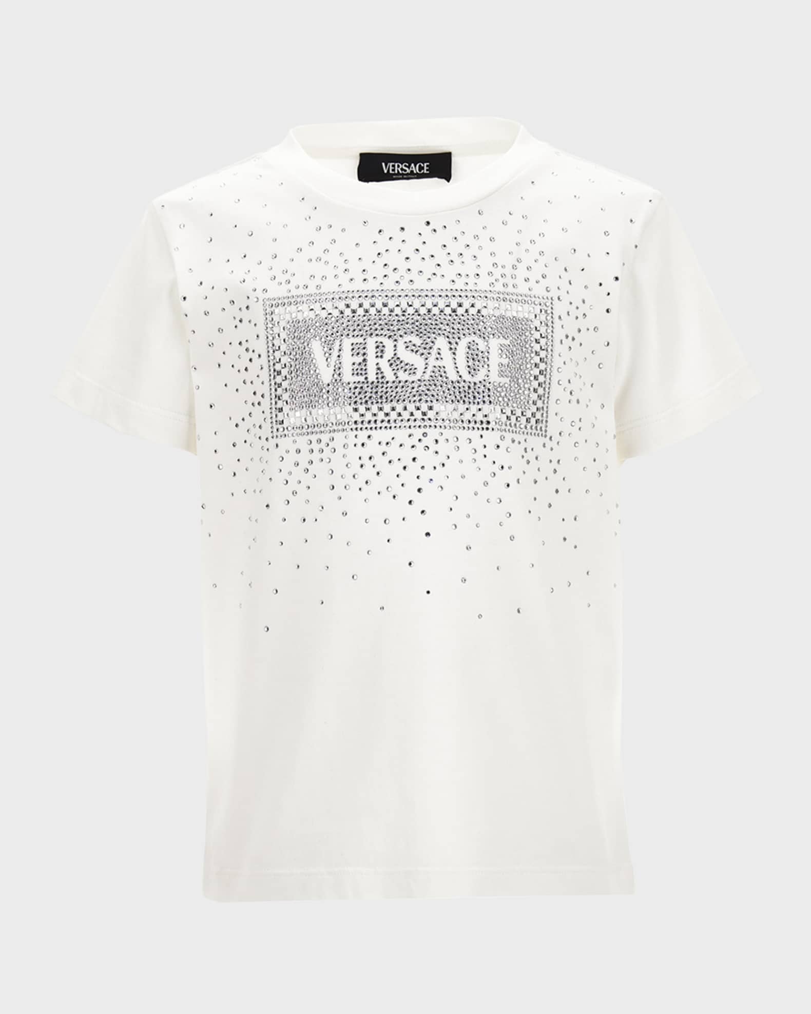 Girl's Bedazzled Logo-Print T-Shirt 1