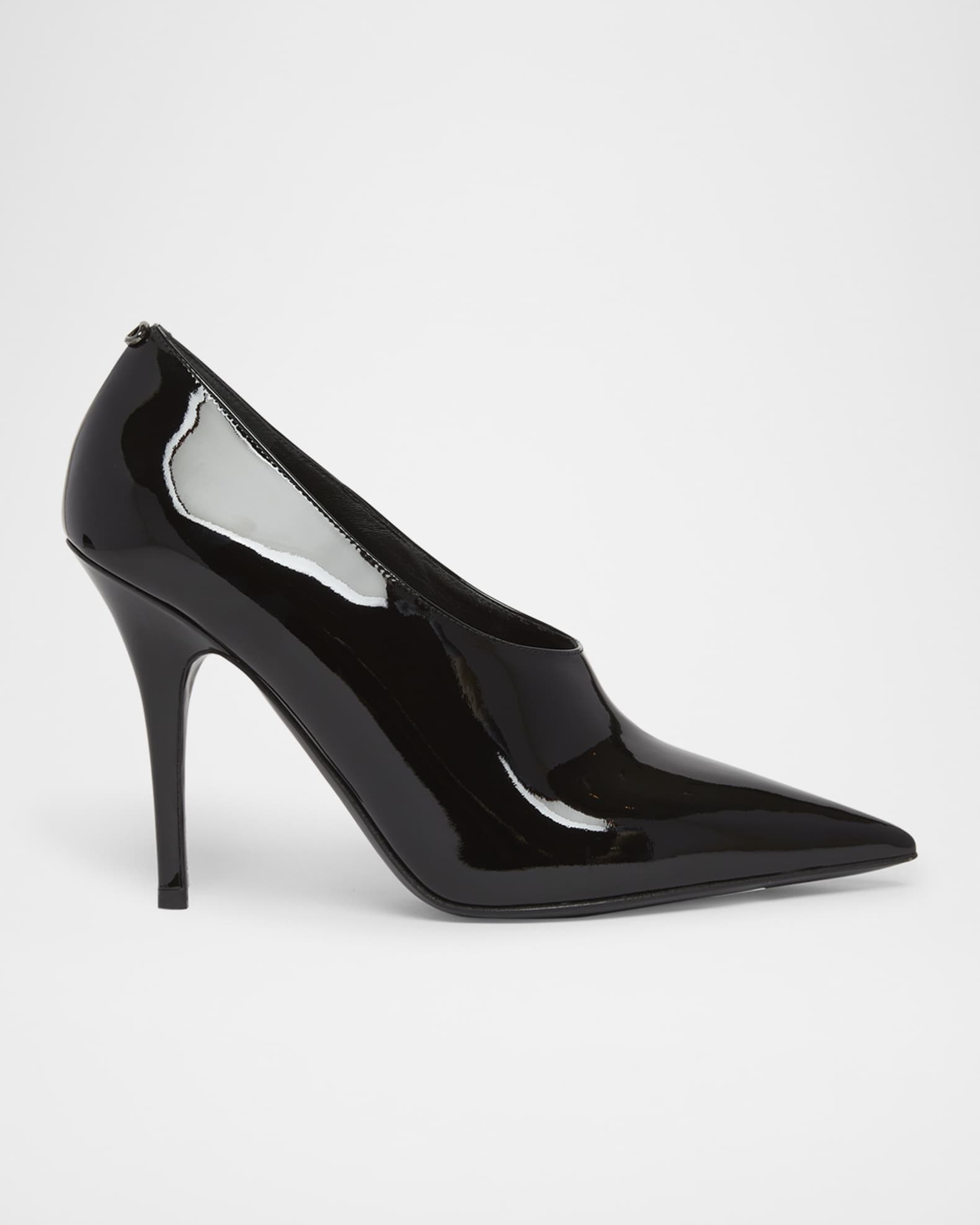 Le Salon Patent High Cut Pumps
