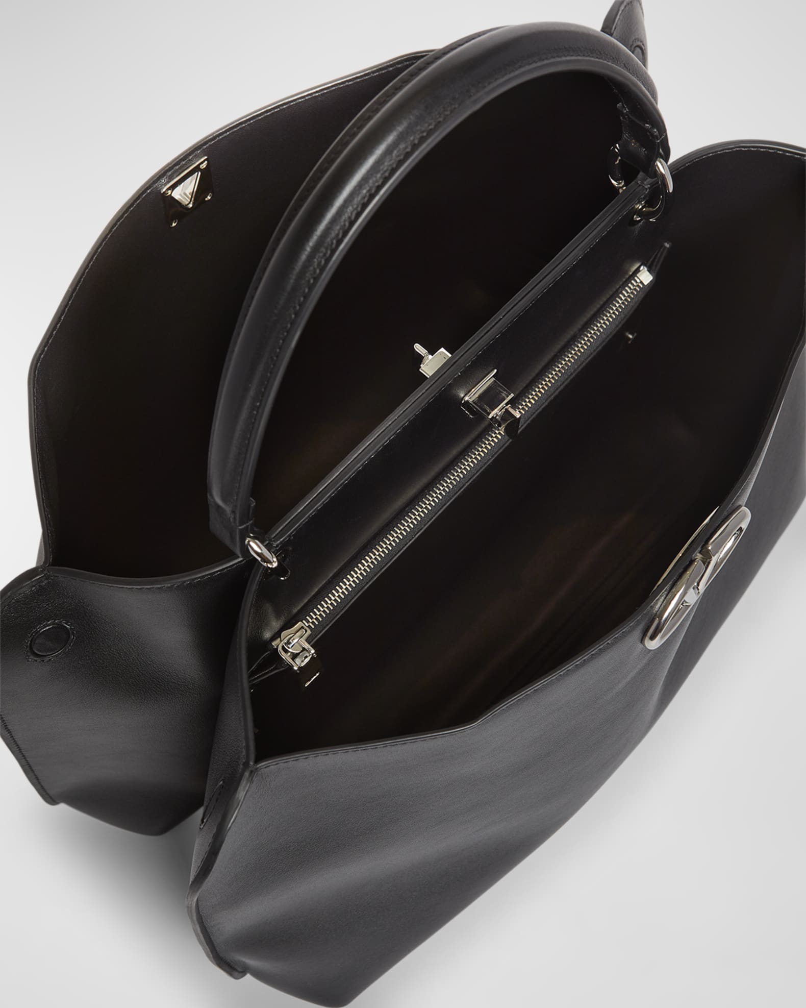 Bella Leather Top Handle Bag 2026.Valentino Garavani 2Gether VLOGO Leather Top-Handle Bag | Neiman Marcus
