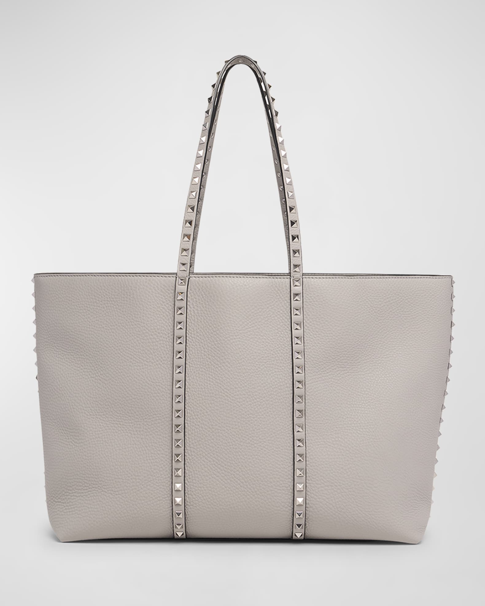 Valentino Garavani Rockstuds Leather Tote Bag Neiman Marcus
