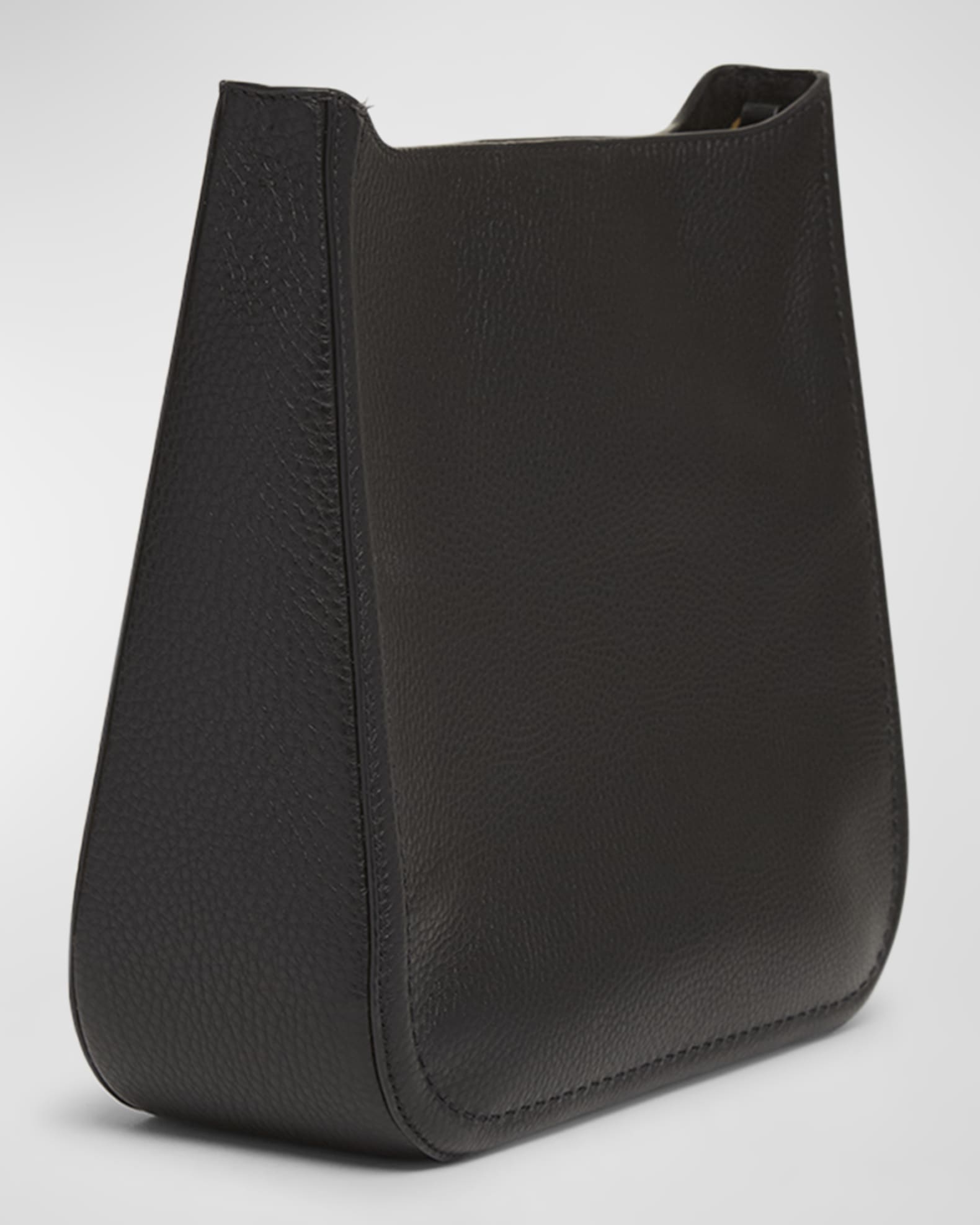Valentino Garavani Rockstud Hobo Bag In Grainy Calfskin for