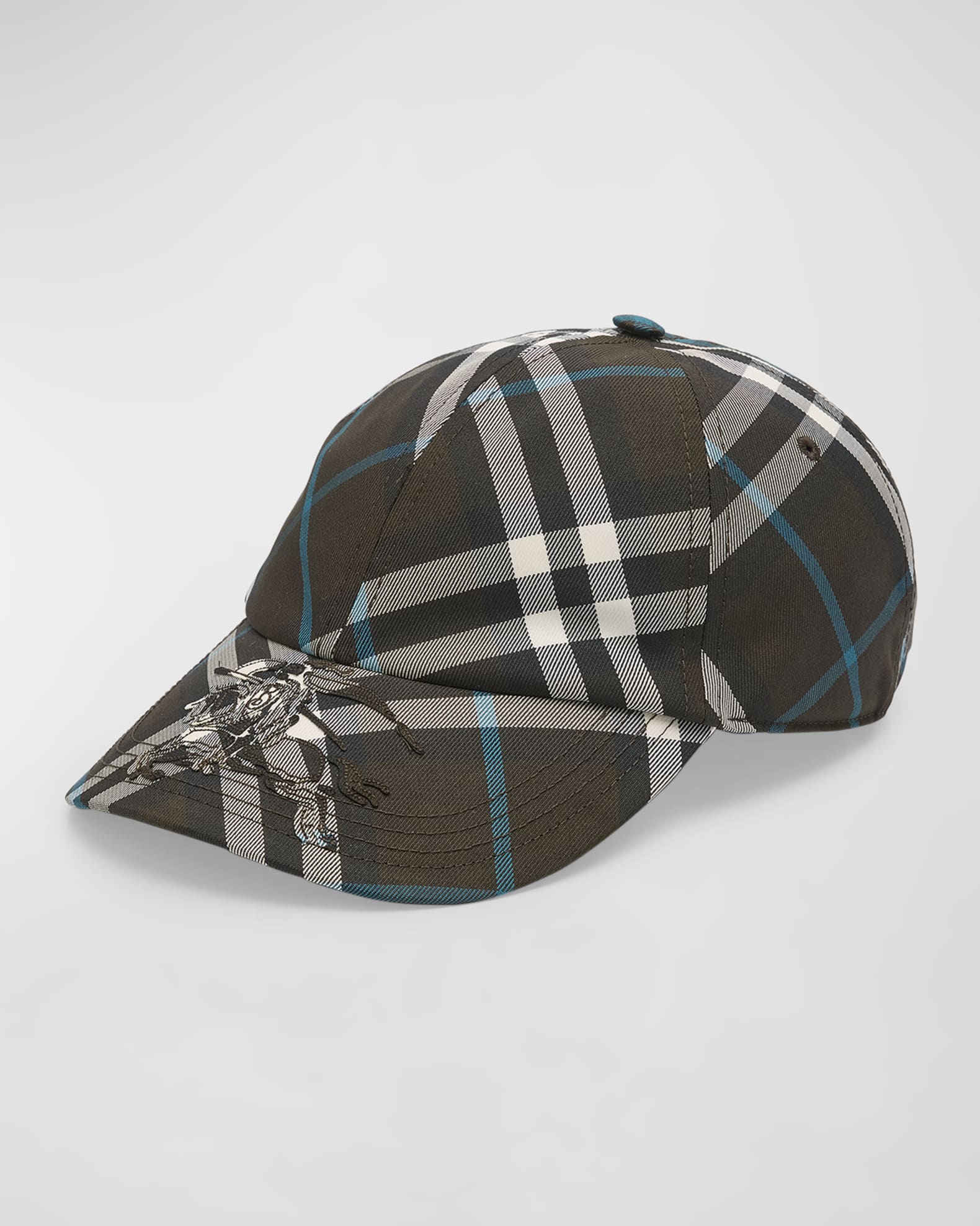 Burberry Men's EKD Check Baseball Cap | Neiman Marcus