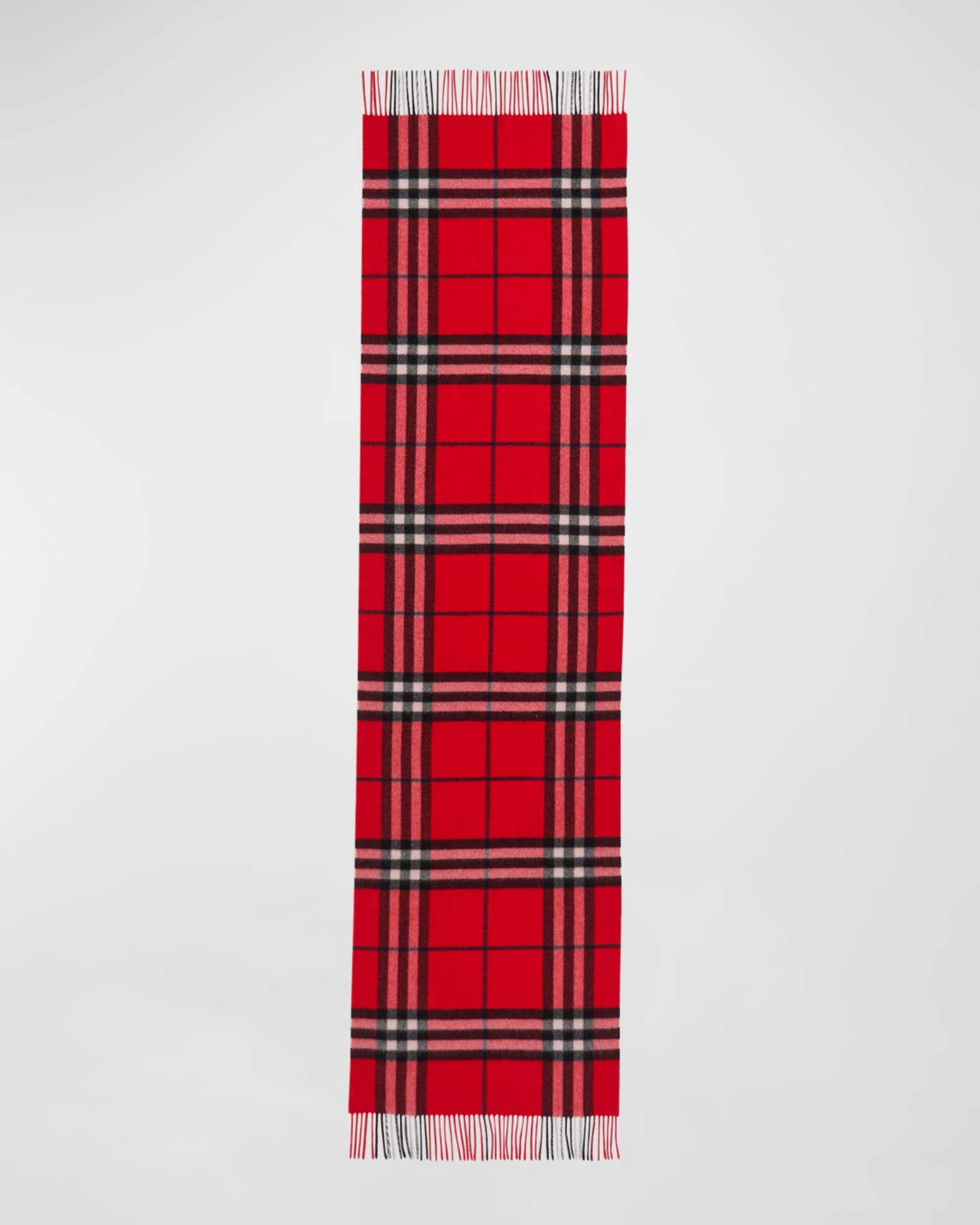 Men s Cashmere Giant Check Scarf