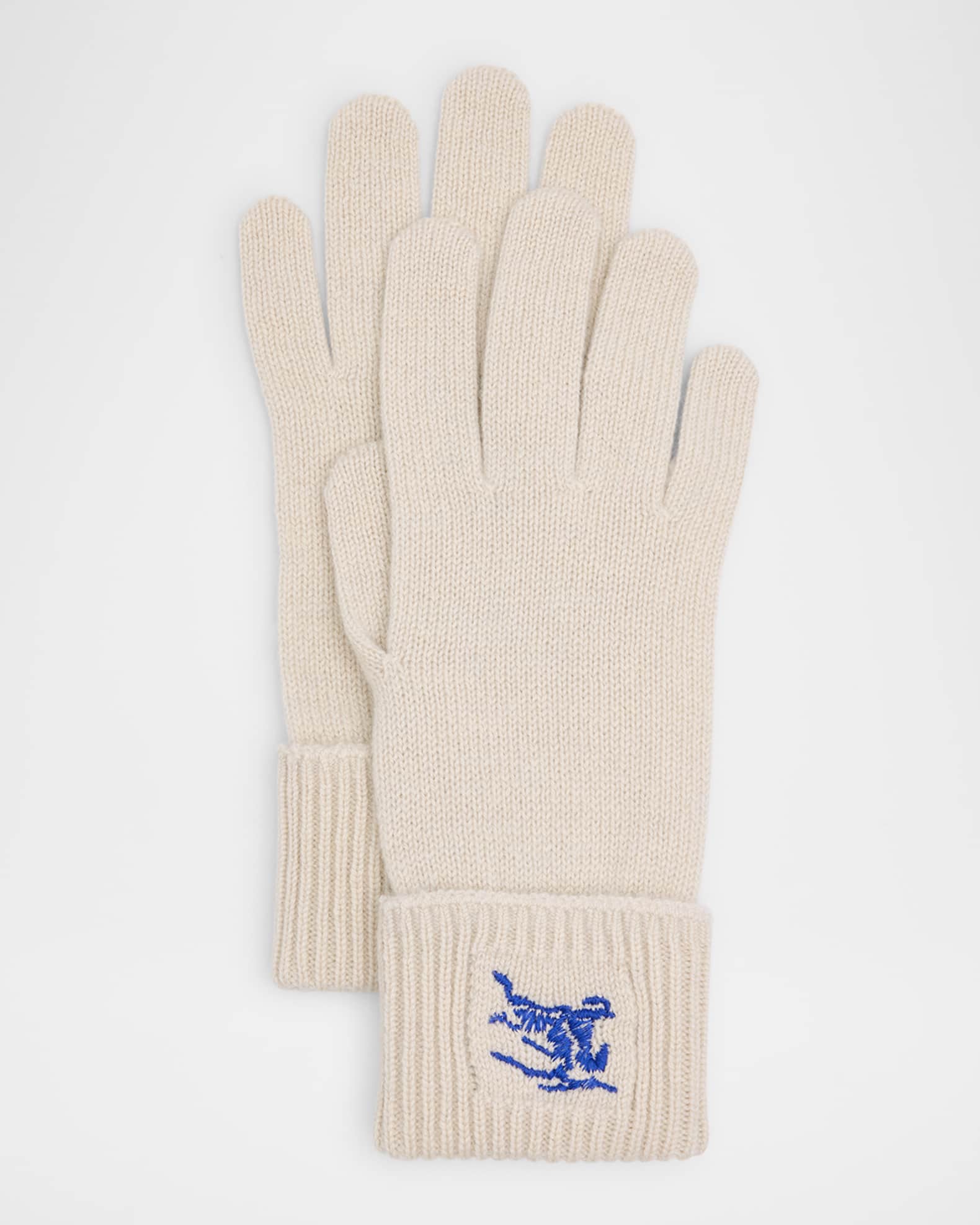 Burberry gloves mens grey sales