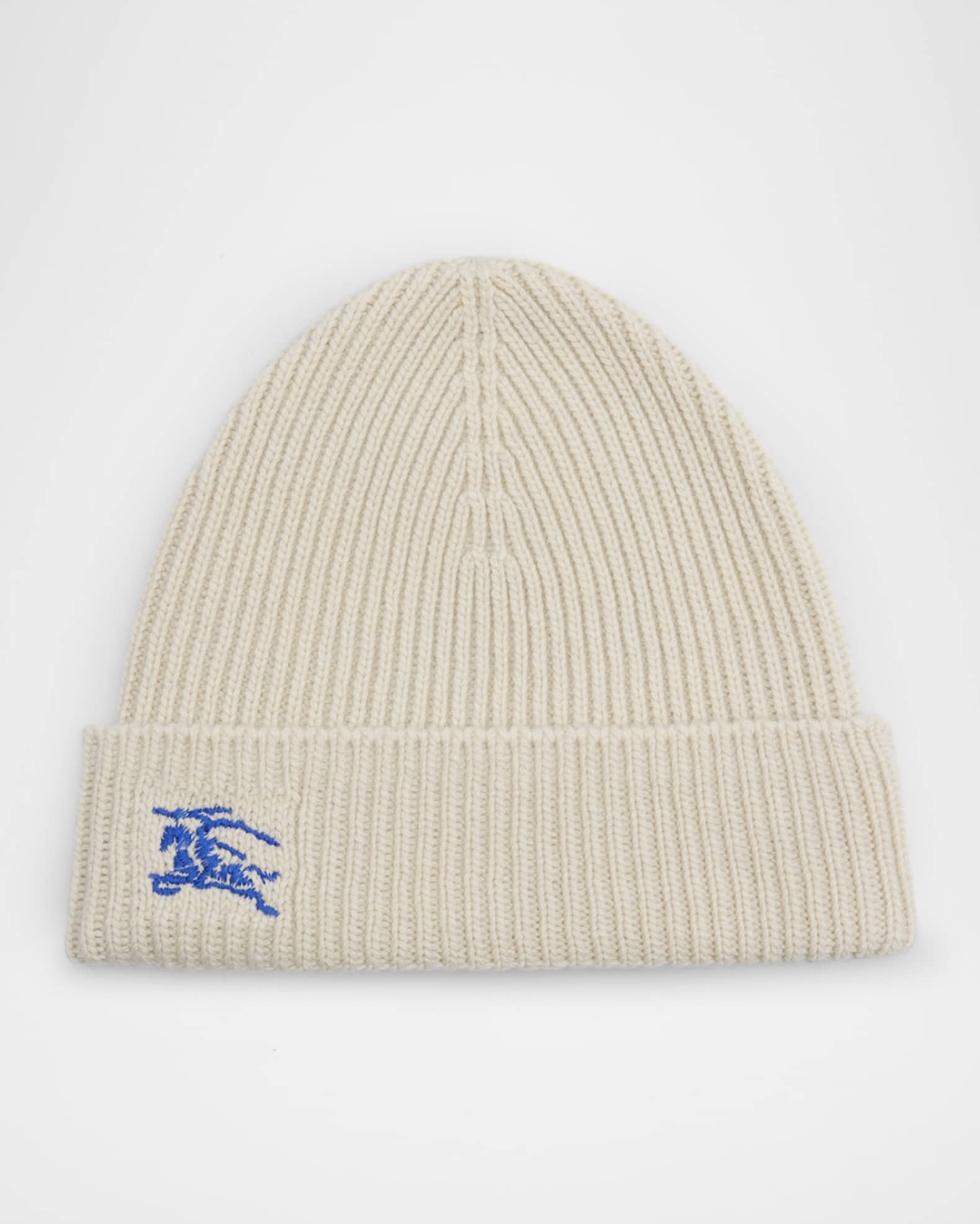 Burberry Men s Embroidered EKD Cashmere Beanie Hat Neiman Marcus