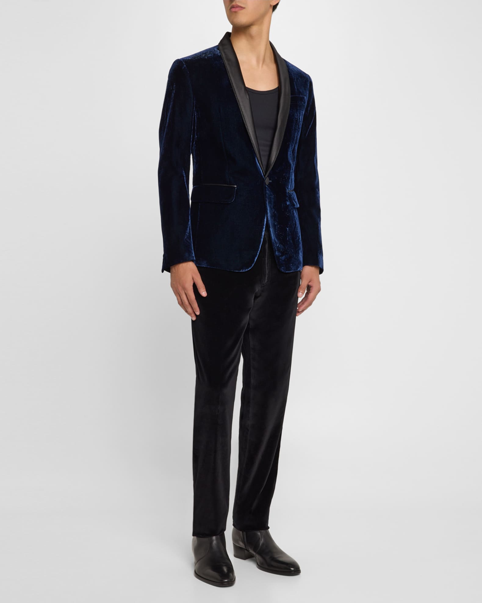 Men's Shawl Tuxedo Blazer 1