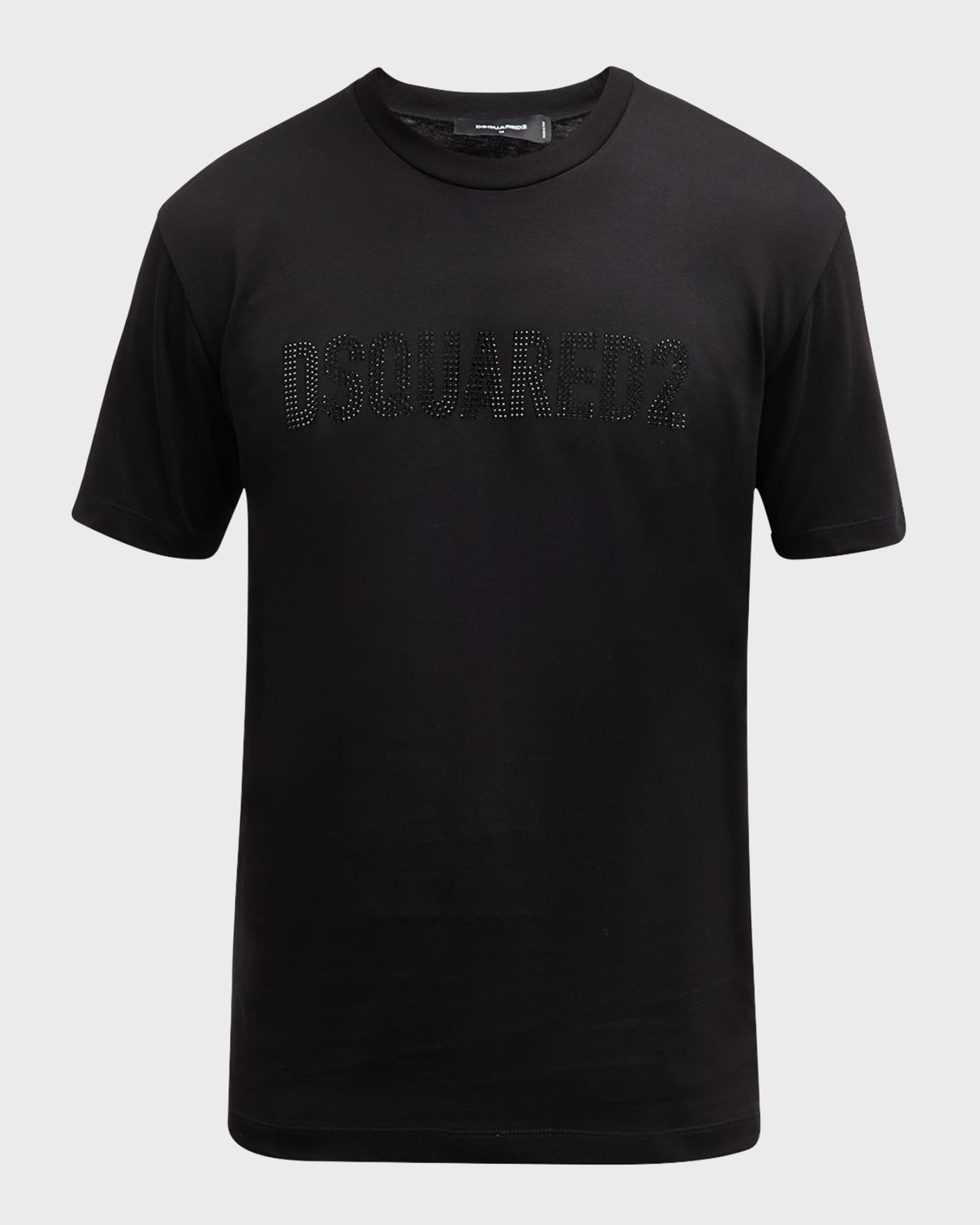 Dsquared2 Men s Embellished Logo T Shirt Black