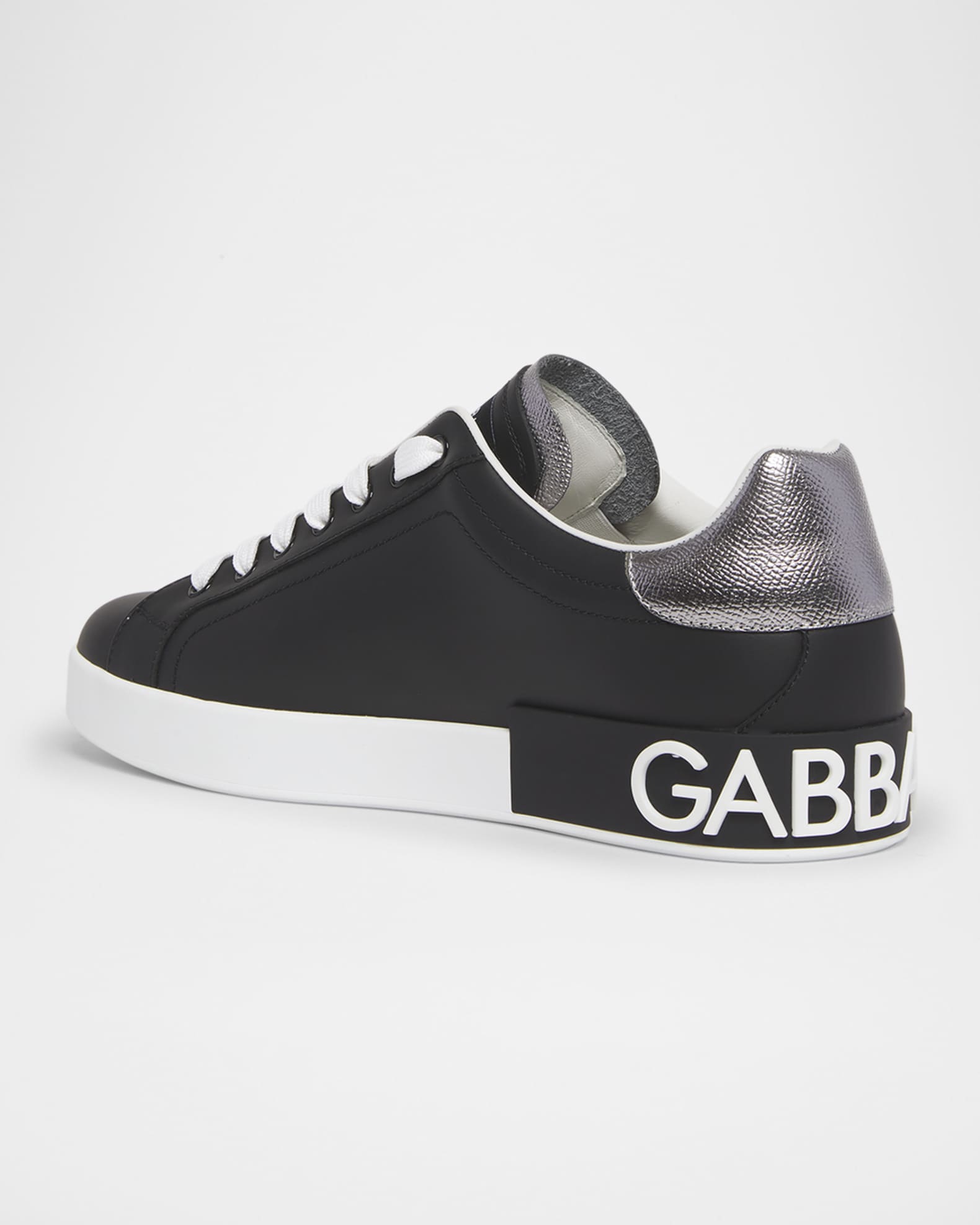 【送料&関税込】Dolce & Gabbana portofino Black Low Top Dolce & Gabbana - Portofino low-top sneakers black - The Corner