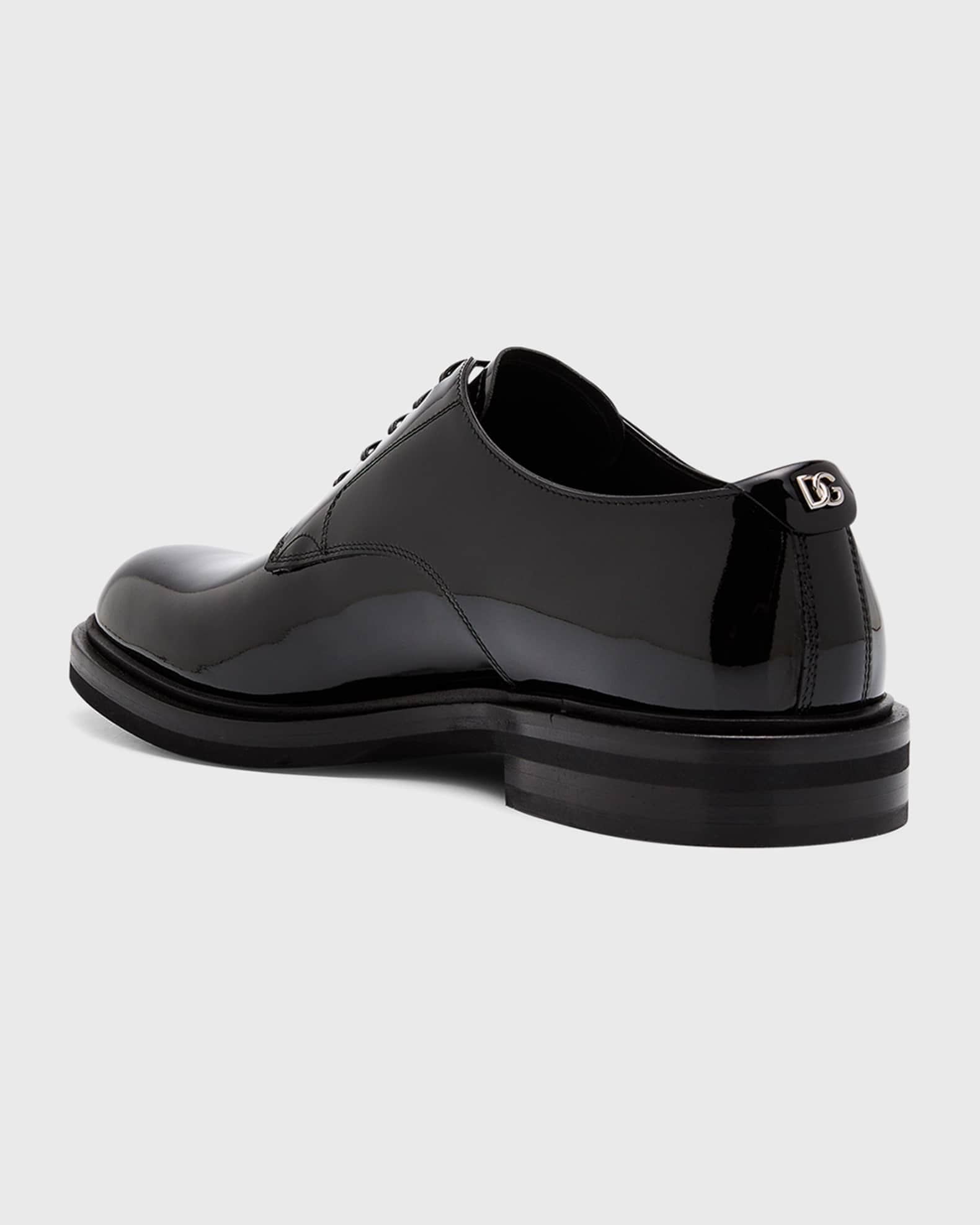 Men's Patent Leather Derby Shoes 1