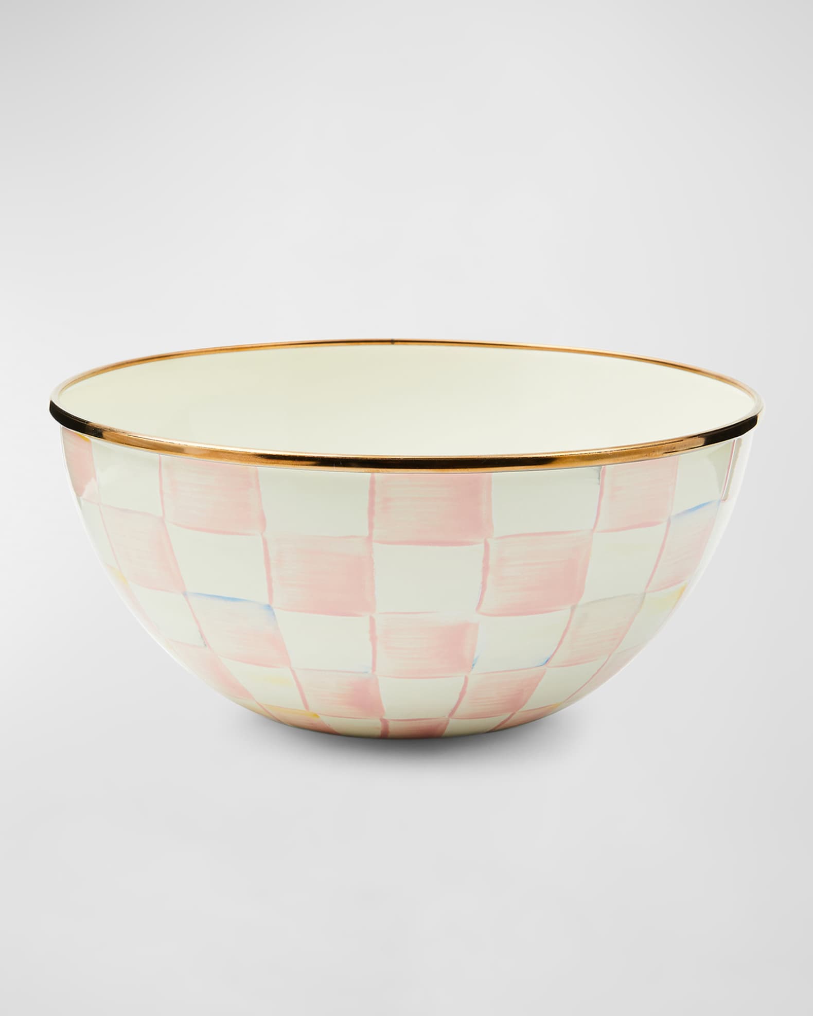 Rosy Check Enamel Everyday Bowl 0