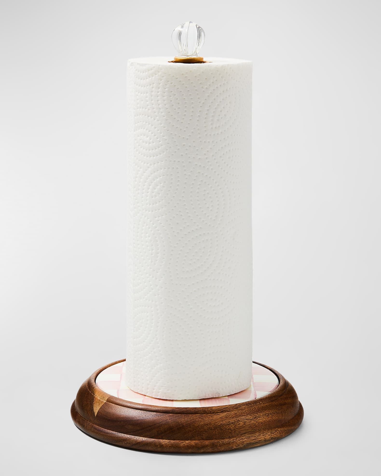 Mackenzie childs royal check paper towel holder hotsell