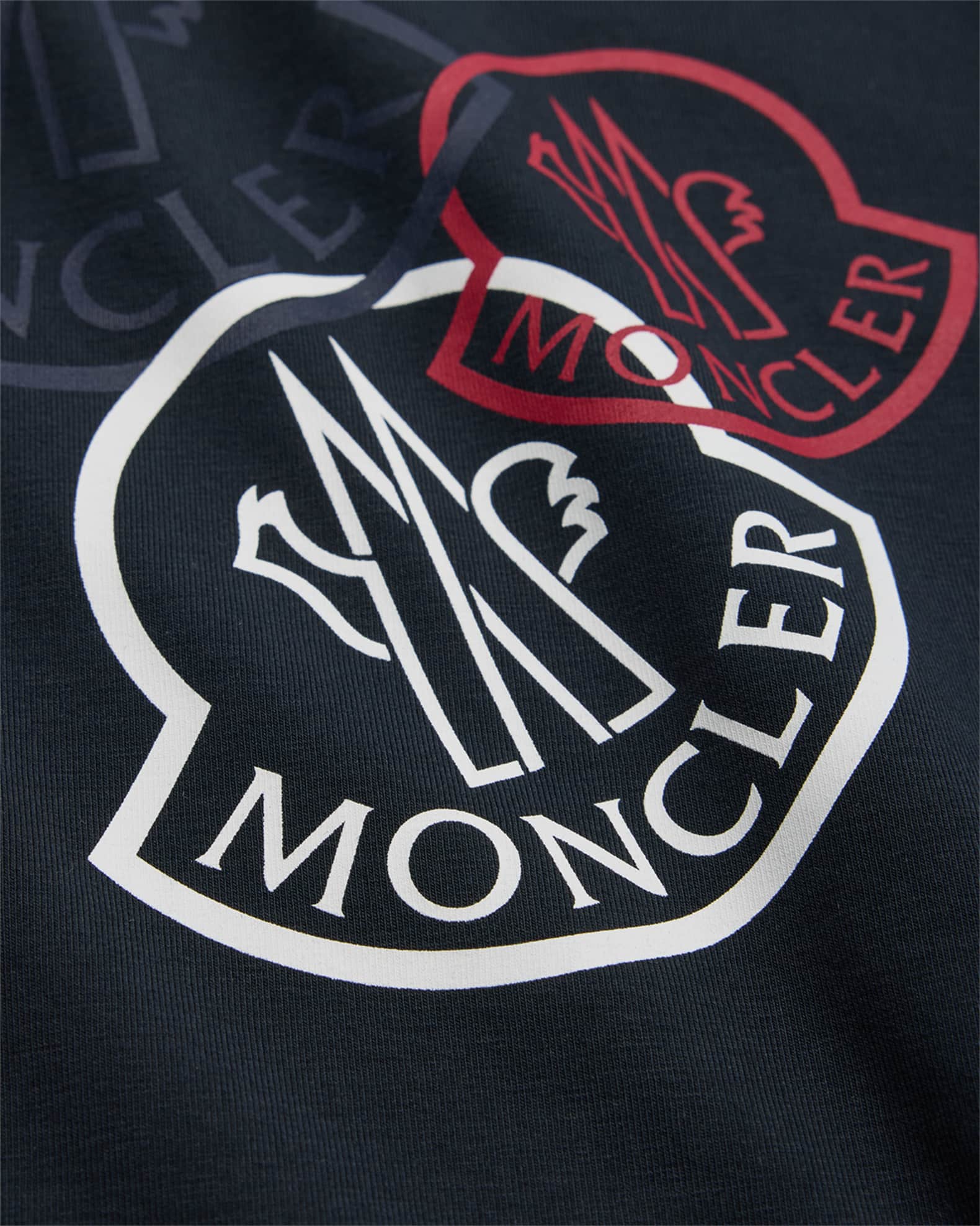 Moncler Boy's Tri-Color Bell Logo Graphic T-Shirt, Size 6M-3